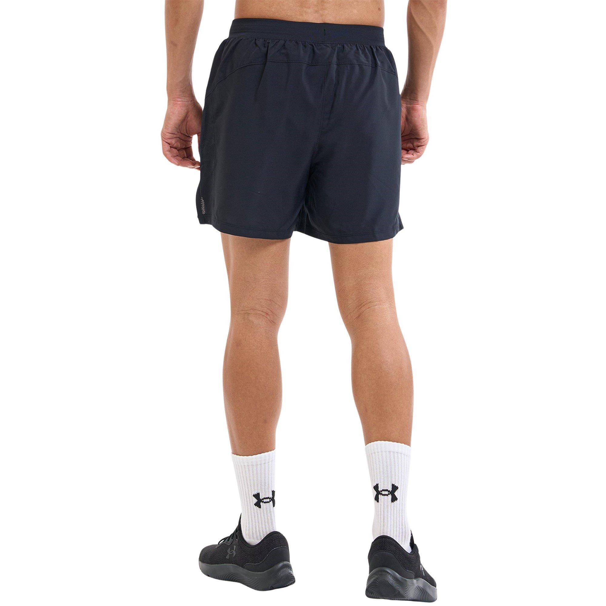 Blk/Reflective - Under Armour - Launch 5 Shorts Mens - 6