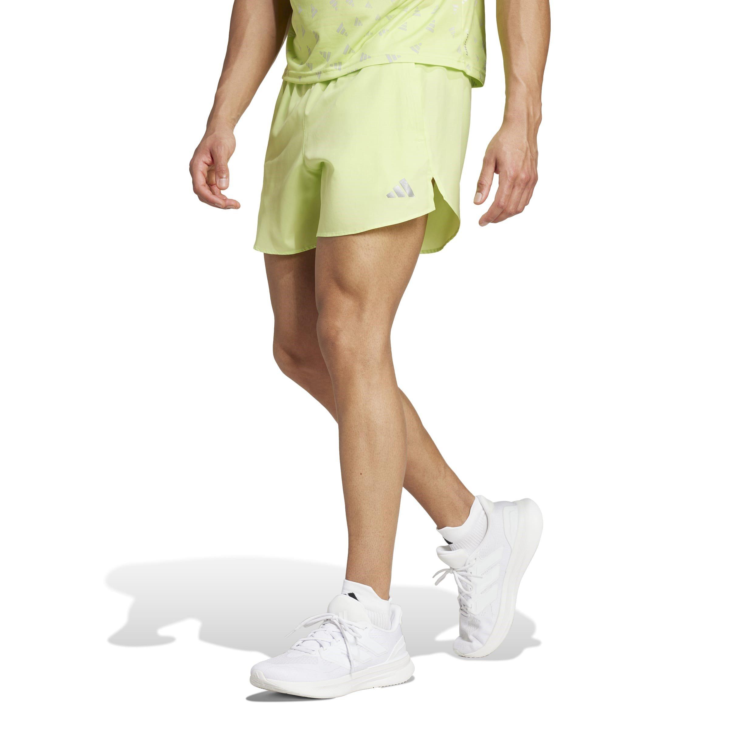 Pulse Lime - adidas - Run It 5 Inch Mens Performance Shorts - 2