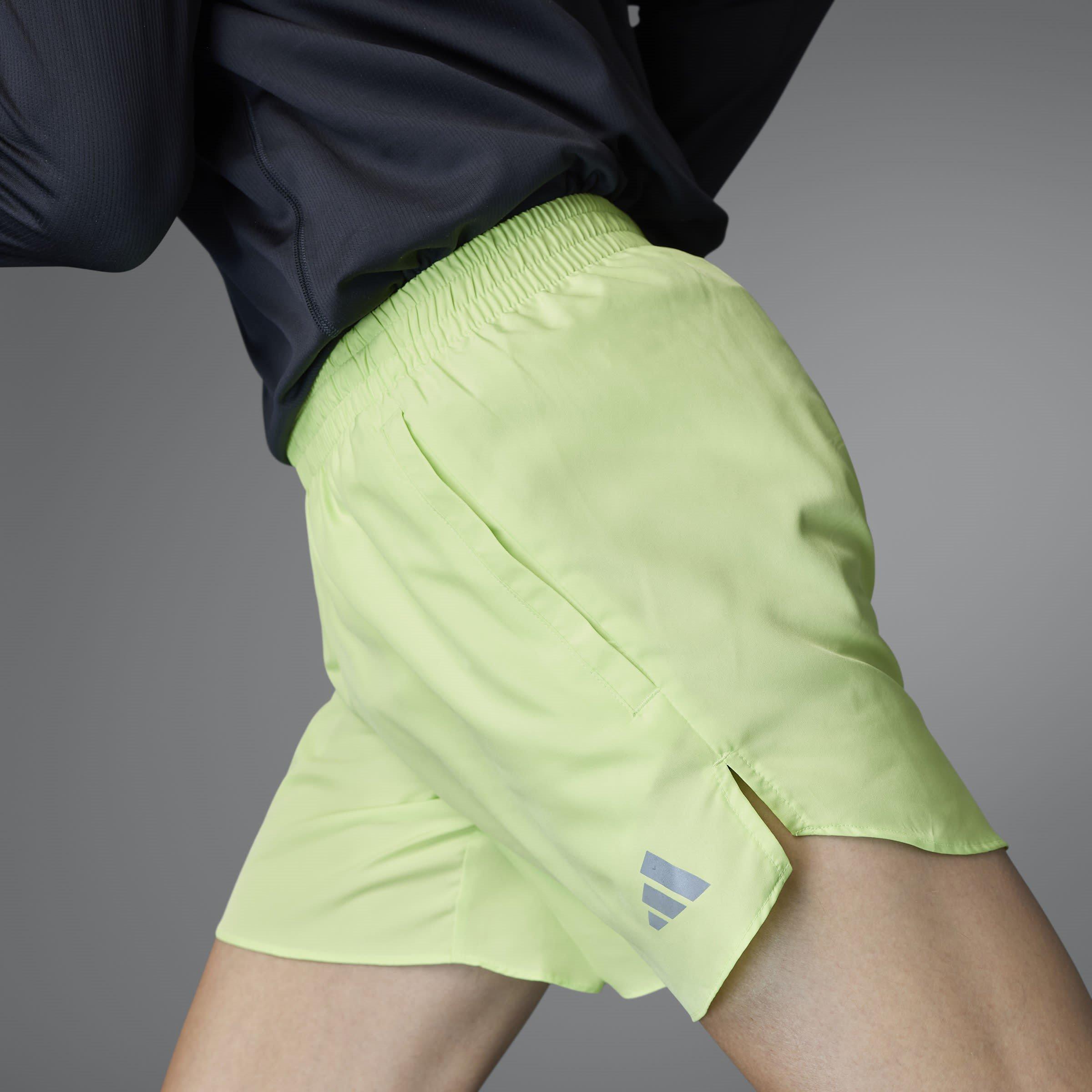 Pulse Lime - adidas - Run It 5 Inch Mens Performance Shorts - 11