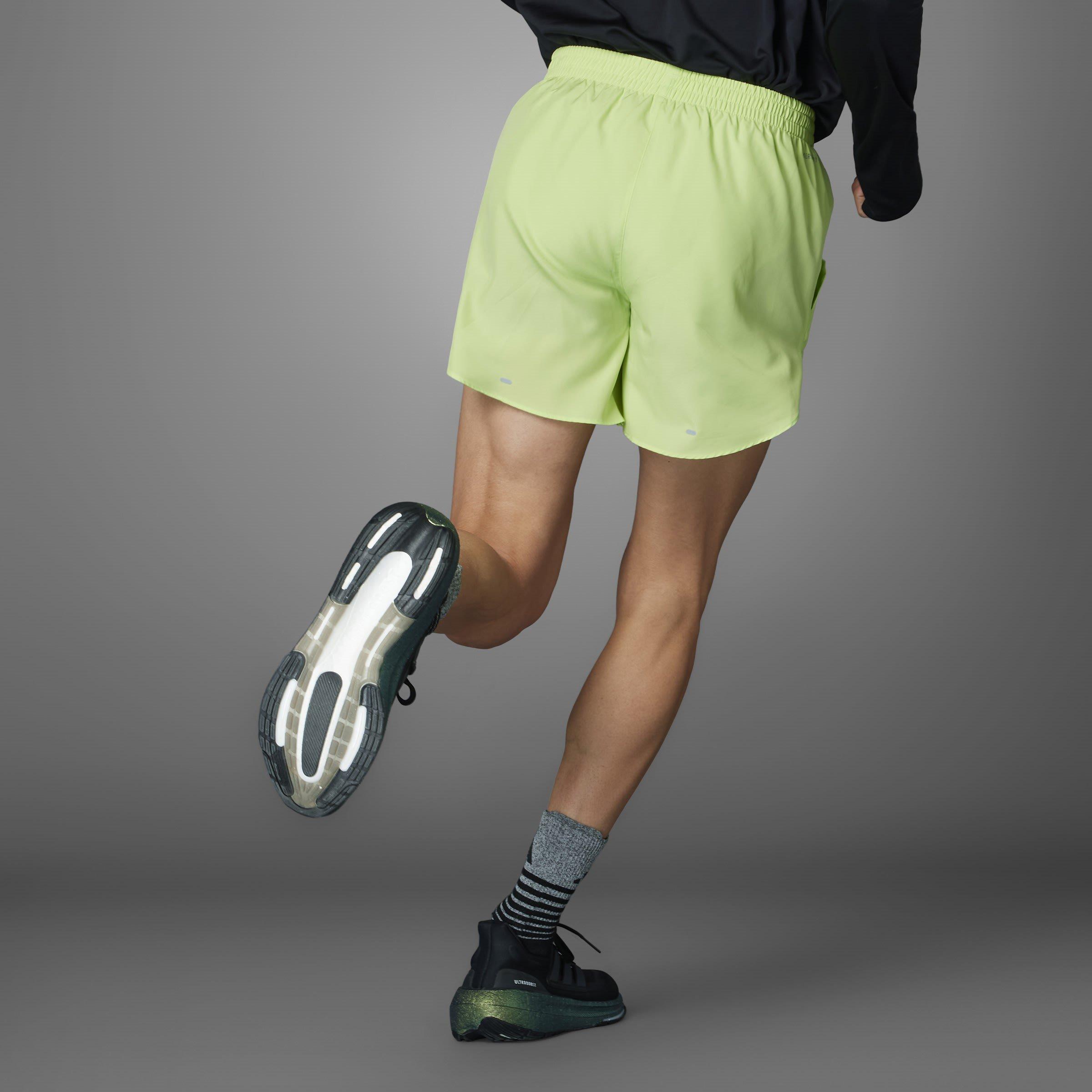 Pulse Lime - adidas - Run It 5 Inch Mens Performance Shorts - 8