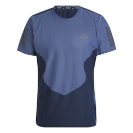 adidas Own the Run Colourblock AEROREADY T Shirt Mens