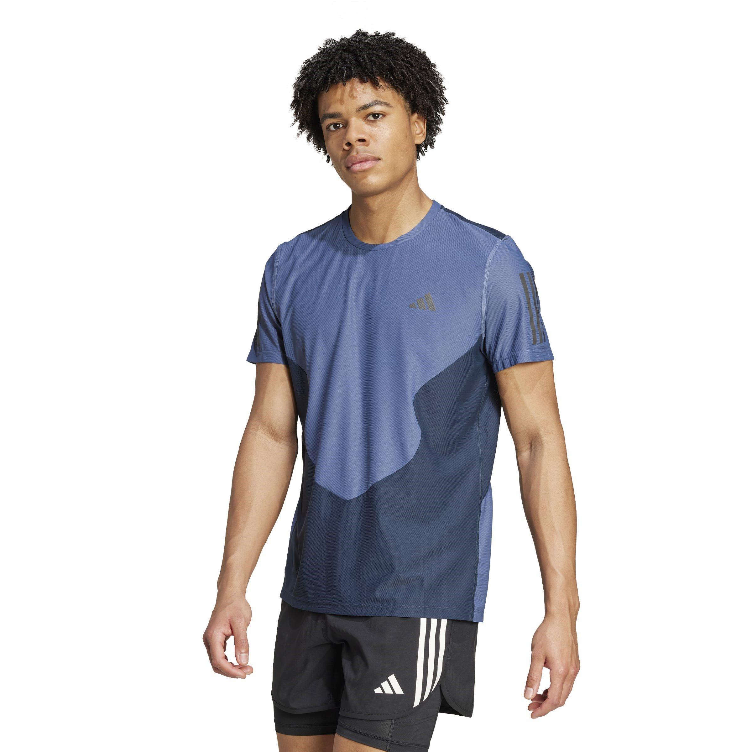 Inkt - adidas - Own the Run Colourblock AEROREADY T-Shirt Mens - 3