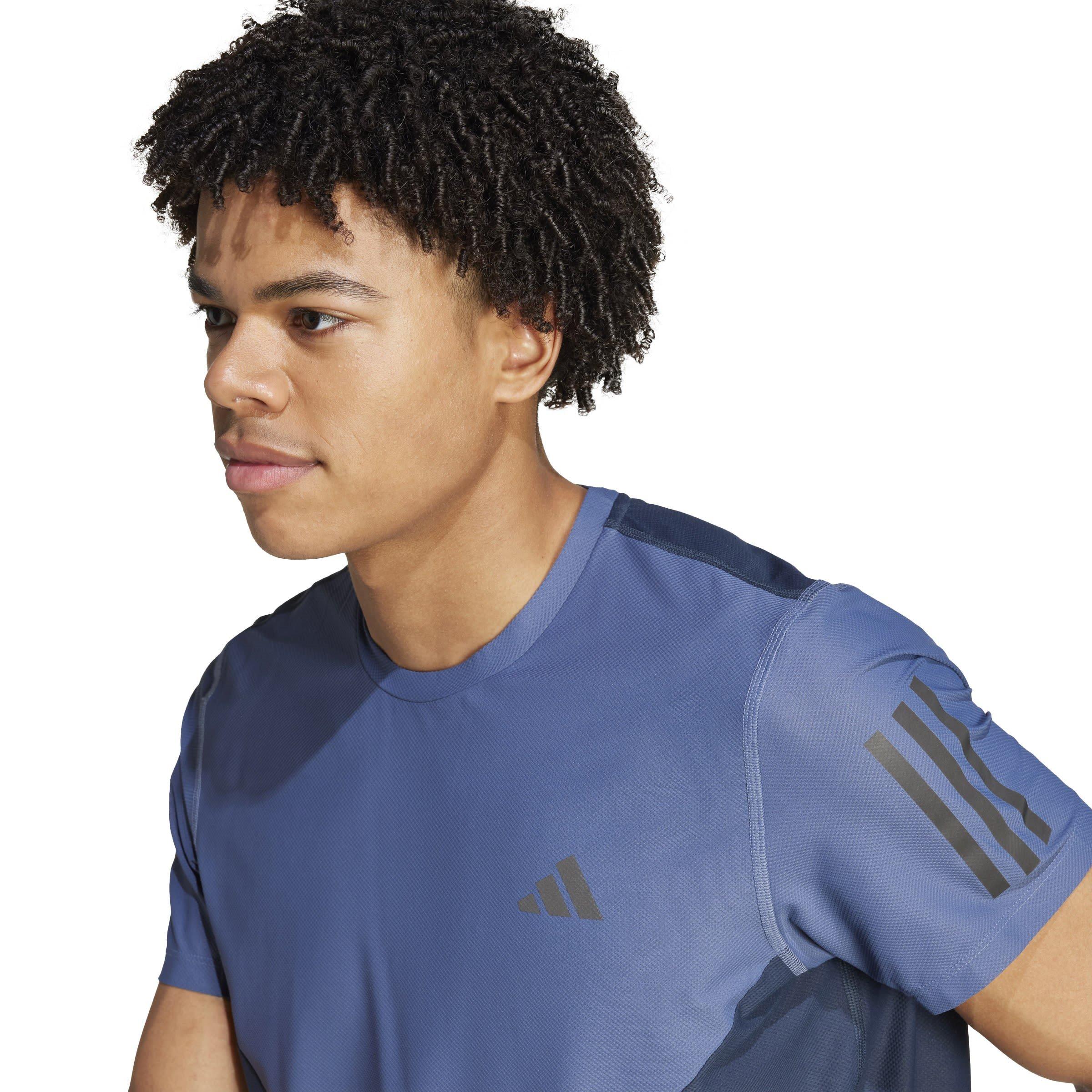 Inkt - adidas - Own the Run Colourblock AEROREADY T-Shirt Mens - 5