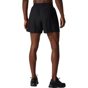 Black - Asics - Silver 5 Inch Mens Running Shorts - 2