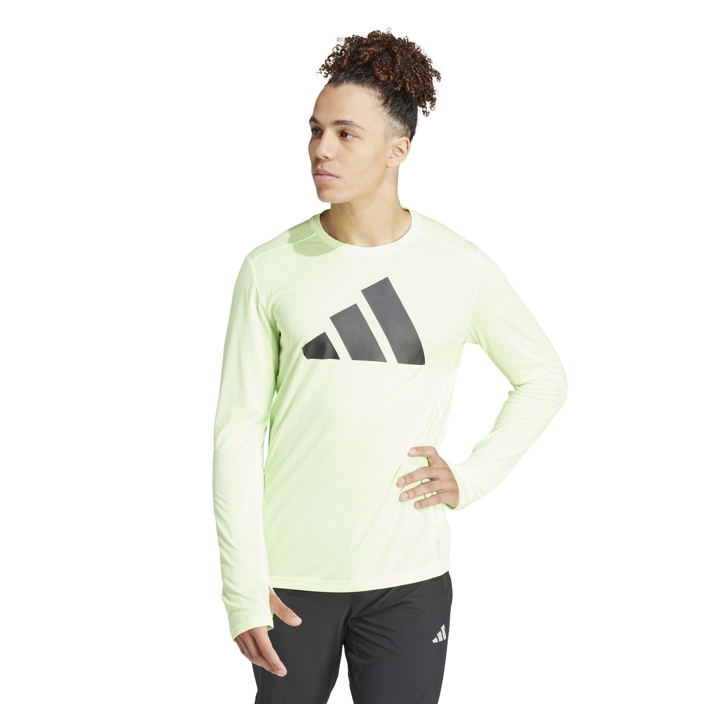 Green Spark - adidas - Run It Mens Long Sleeve Performance T Shirt - 2