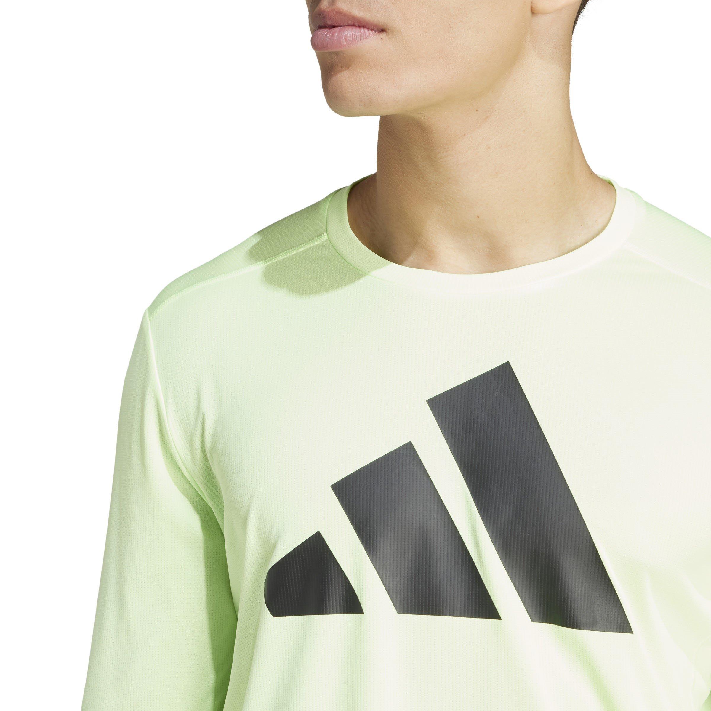 Green Spark - adidas - Run It Mens Long Sleeve Performance T Shirt - 5