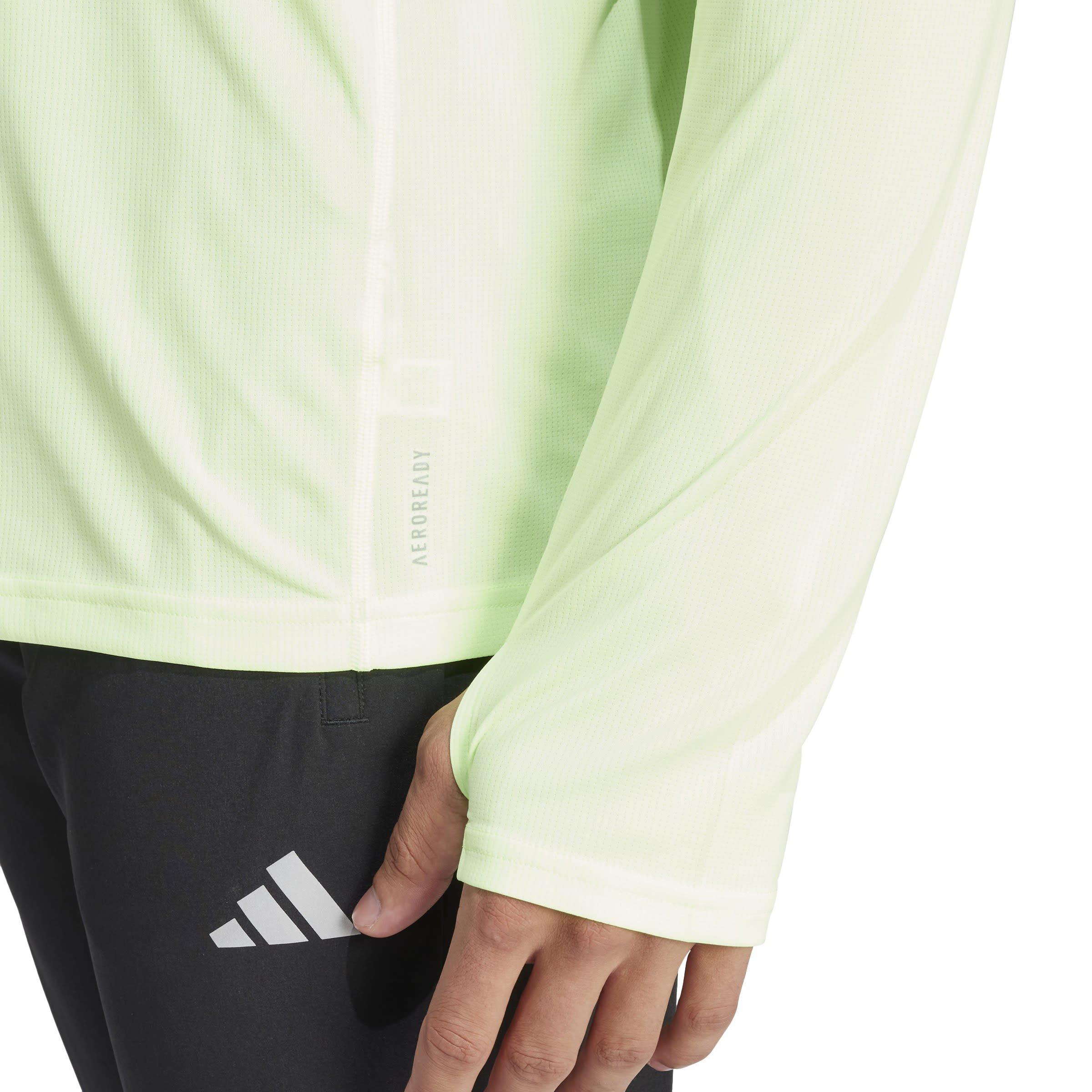 Green Spark - adidas - Run It Mens Long Sleeve Performance T Shirt - 6