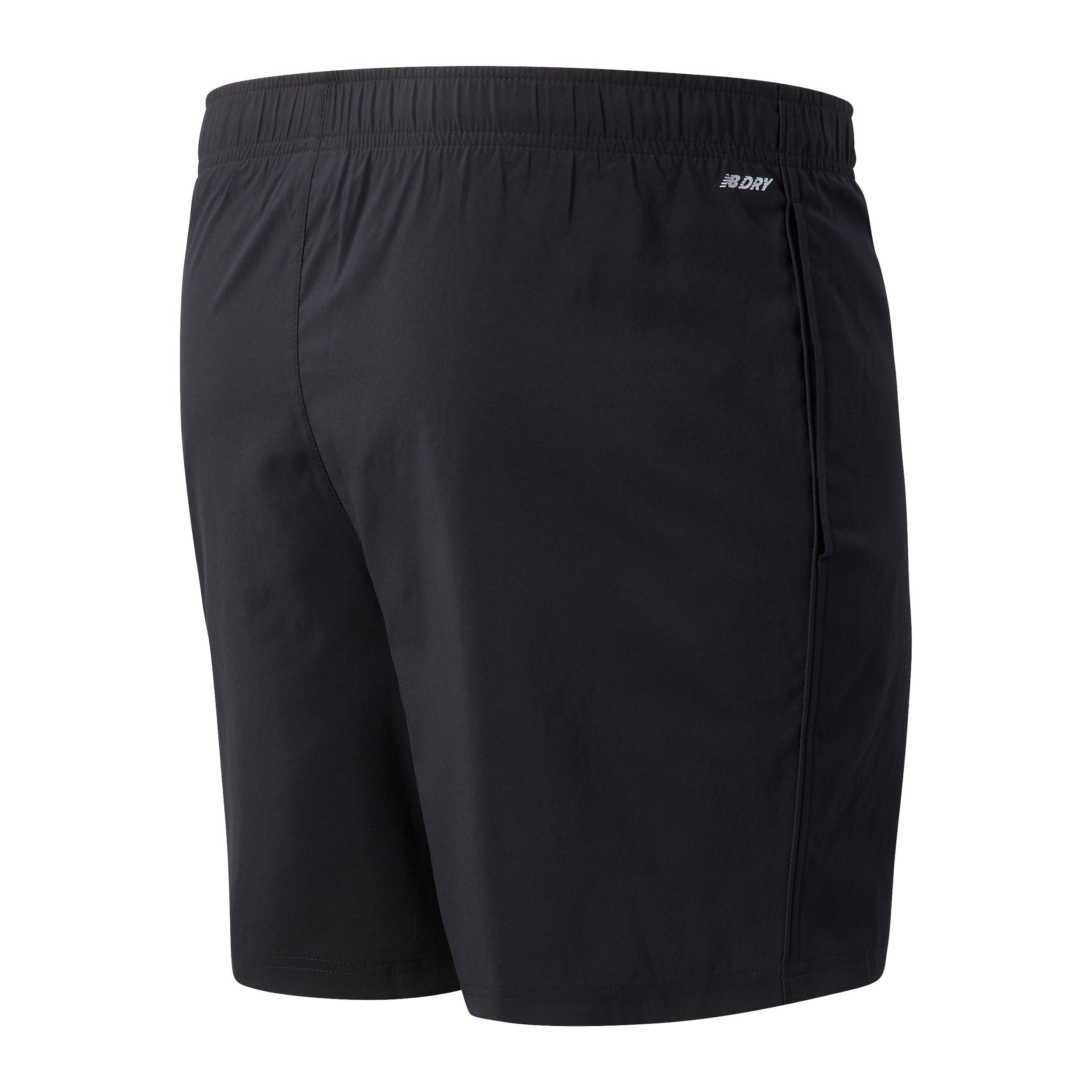 Negro - New Balance - Accelerate 7 Inch Men's Shorts - 2