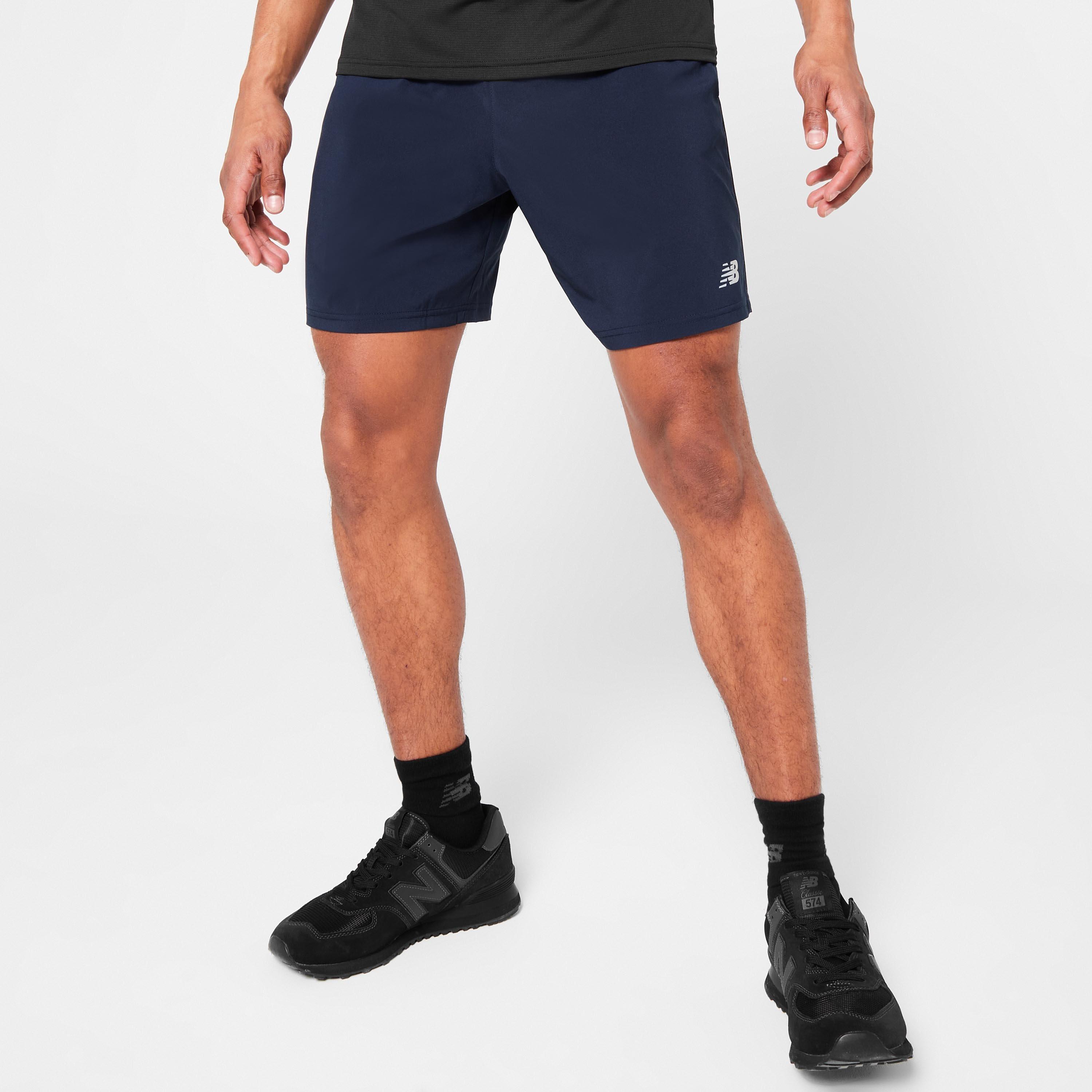 Navy - New Balance - NewBalance Accelerate 7 Inch Men's Shorts - 3