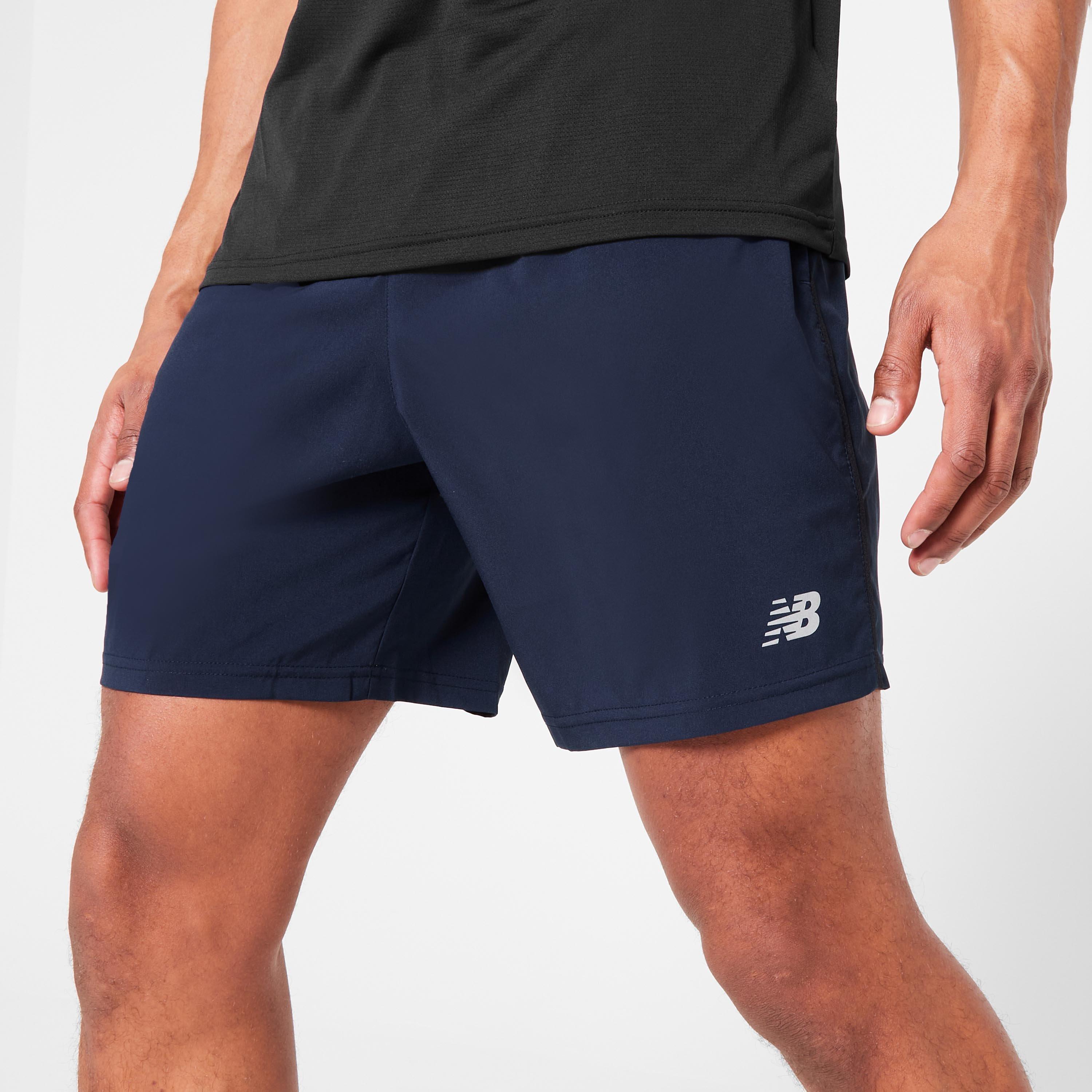 Navy - New Balance - NewBalance Accelerate 7 Inch Men's Shorts - 5