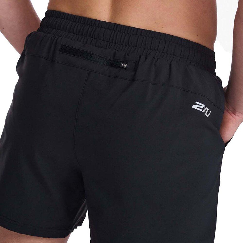 Black/Silver - 2XU - Aero 5-Inch Shorts - 6