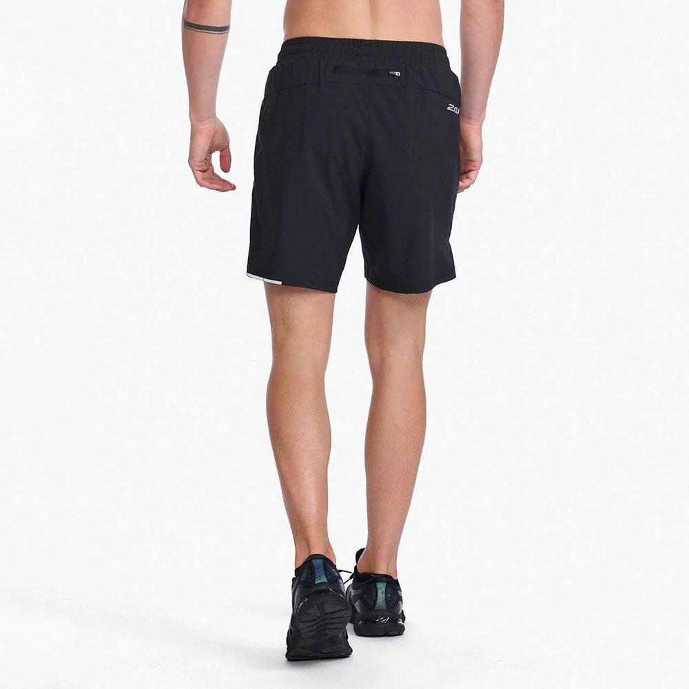 Black/Silver - 2XU - Aero Performance Running Shorts - 2