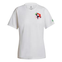 adidas Marimekko X  Running T-Shirt Womens Top