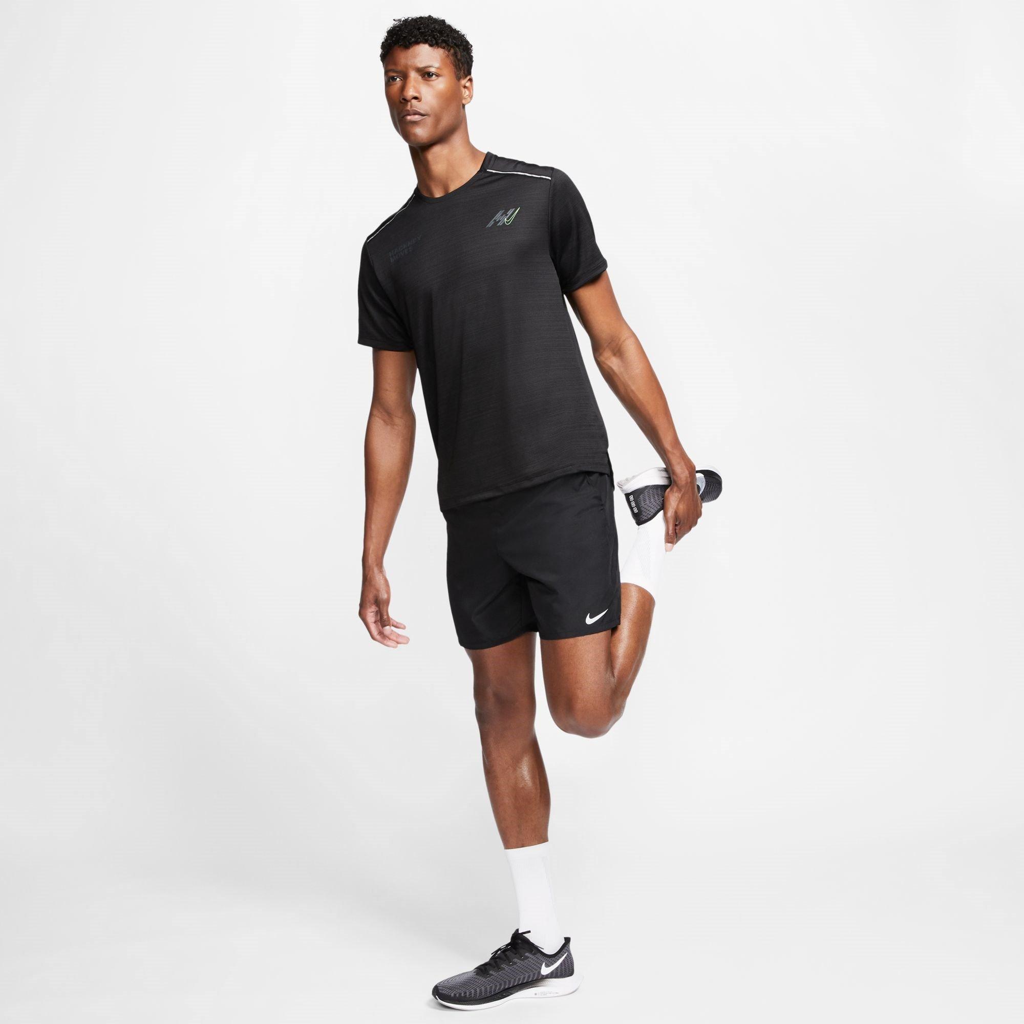 Schwarz/Weiß - Nike - Men's 7 Running Shorts - 10
