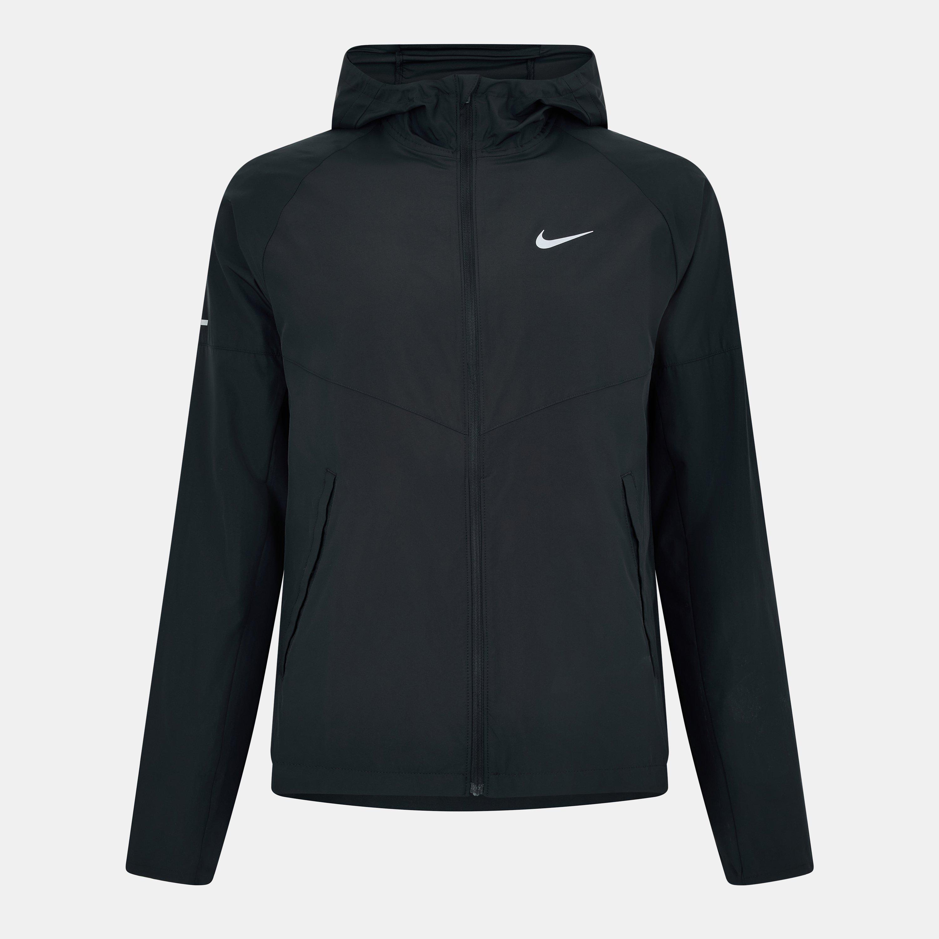 Black/Reflect - Nike - Miler Men's Repel Running Jacket - 1