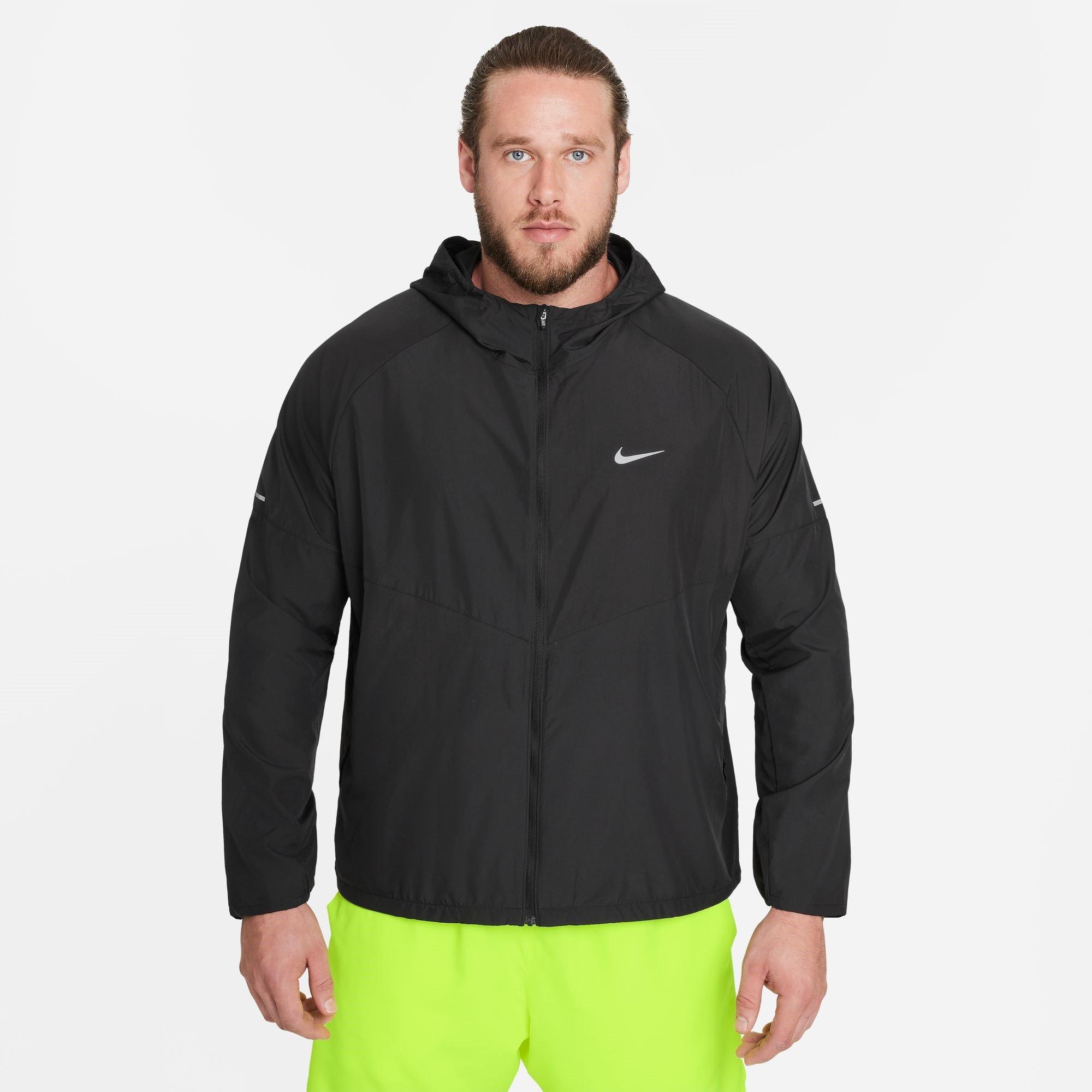 Schwarz/Reflektierend - Nike - Miler Men's Repel Running Jacket - 9