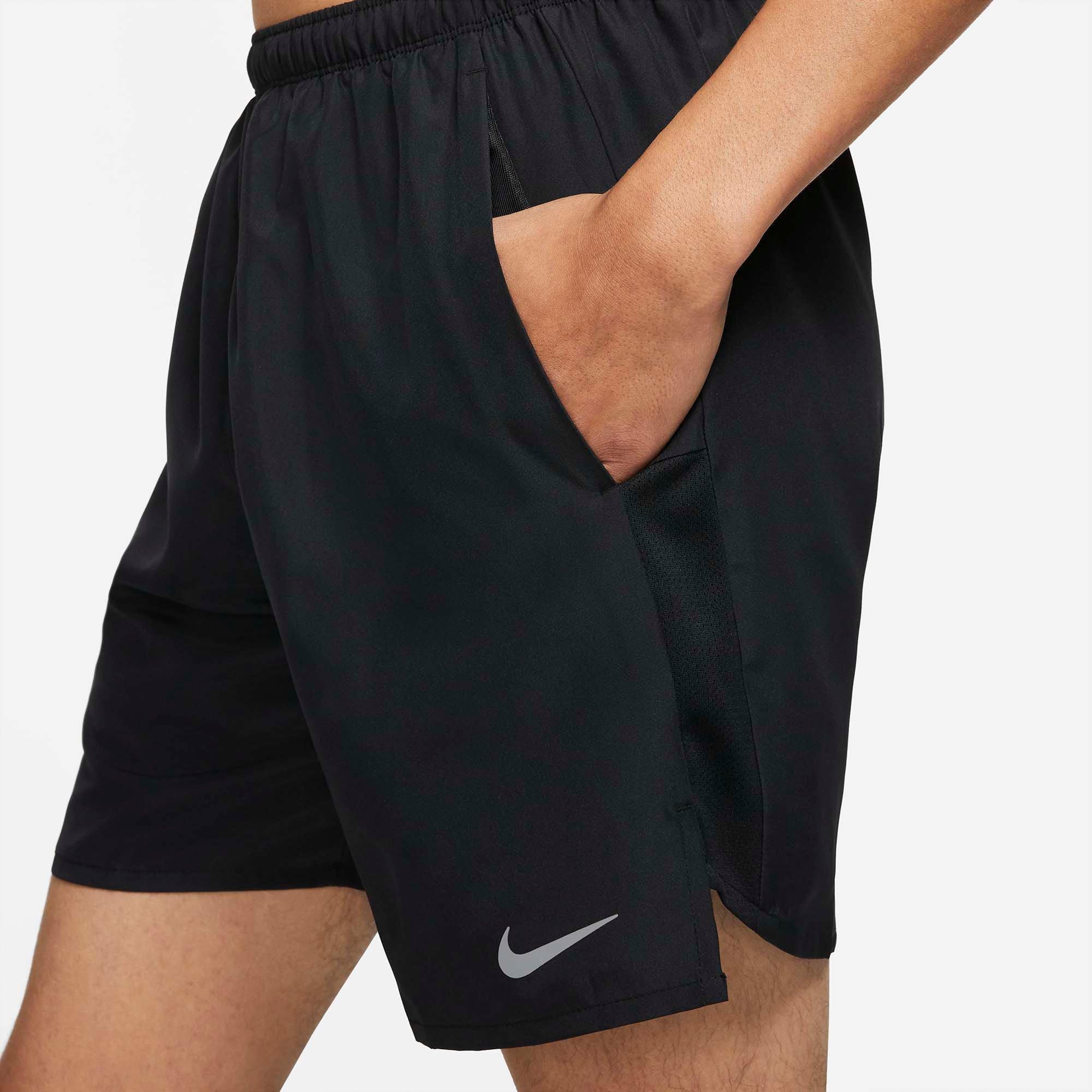 Black/Ref Silv - Nike - Challenger 7 Inch Mens Running Shorts - 4