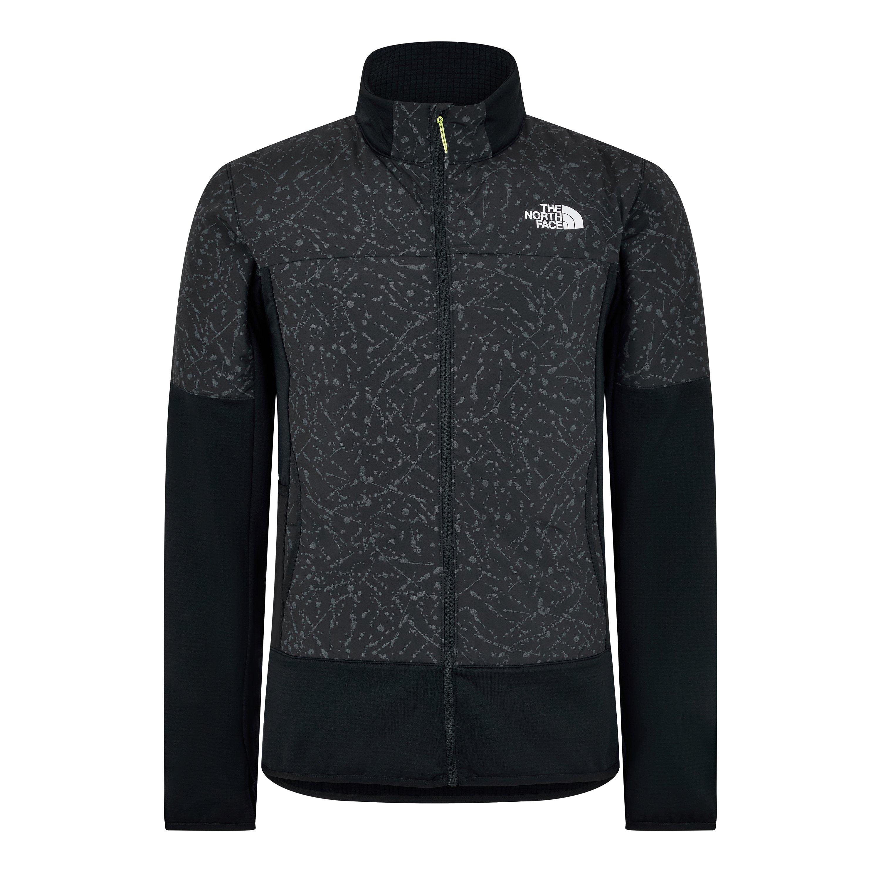 Reflektierend Schwarz - The North Face - Men's Winter Warm TNF Outdoor Thermal Performance Running Jacket - 1