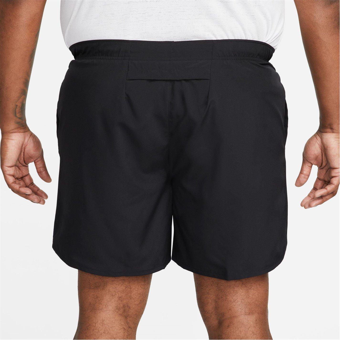 Schwarz - Nike - Challenger Mens 2-in-1 Running Shorts - 12
