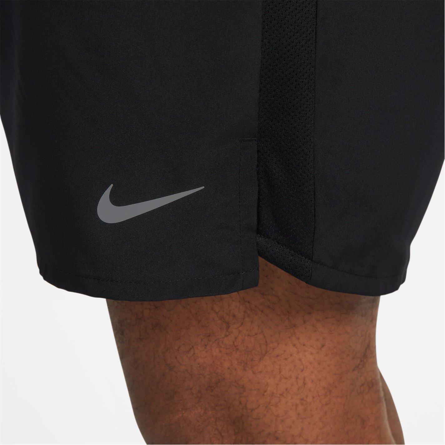 Schwarz - Nike - Challenger Mens 2-in-1 Running Shorts - 15