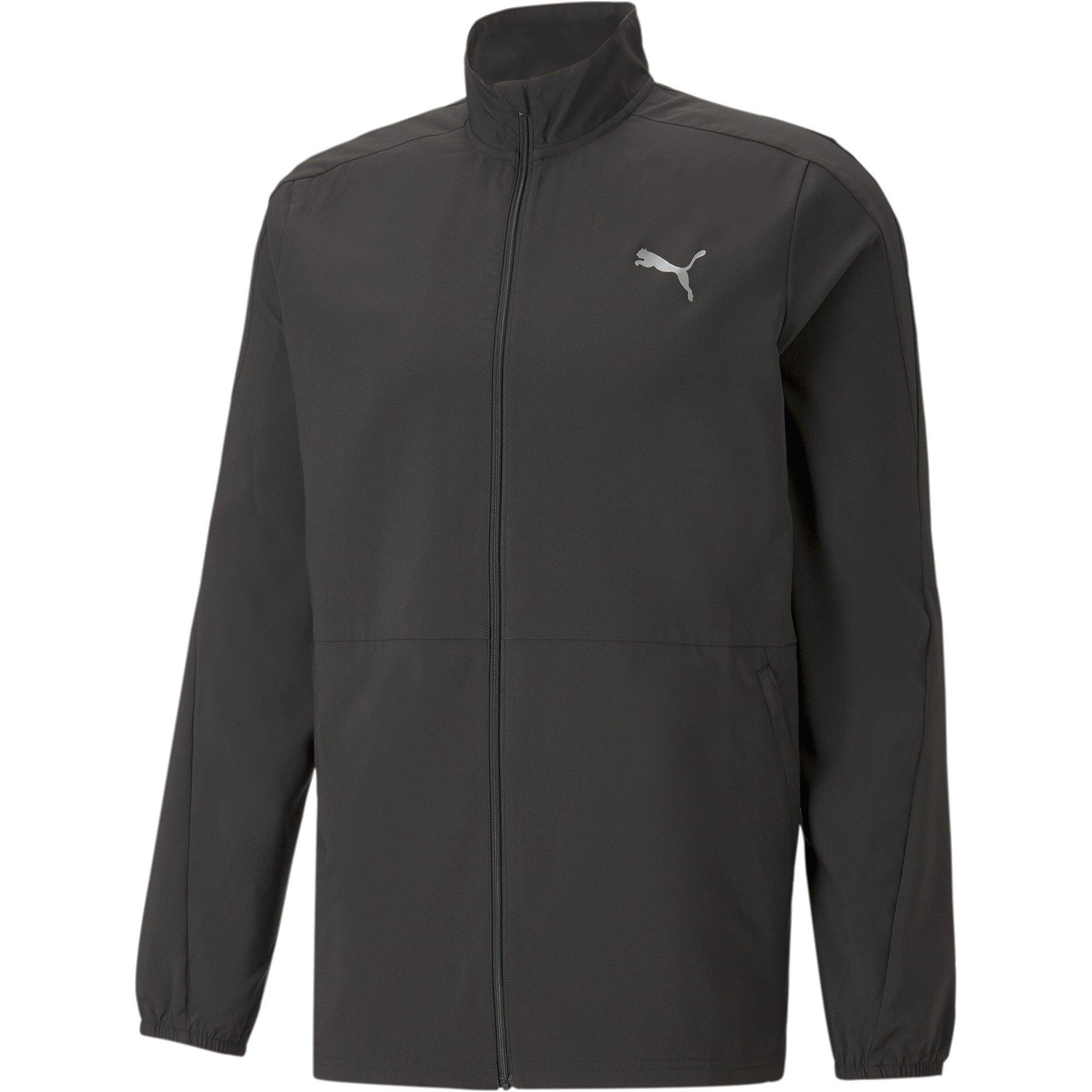 Puma Men's Run Favorite All Over Print Woven Performance Running Jacket - Black Puma Black - S