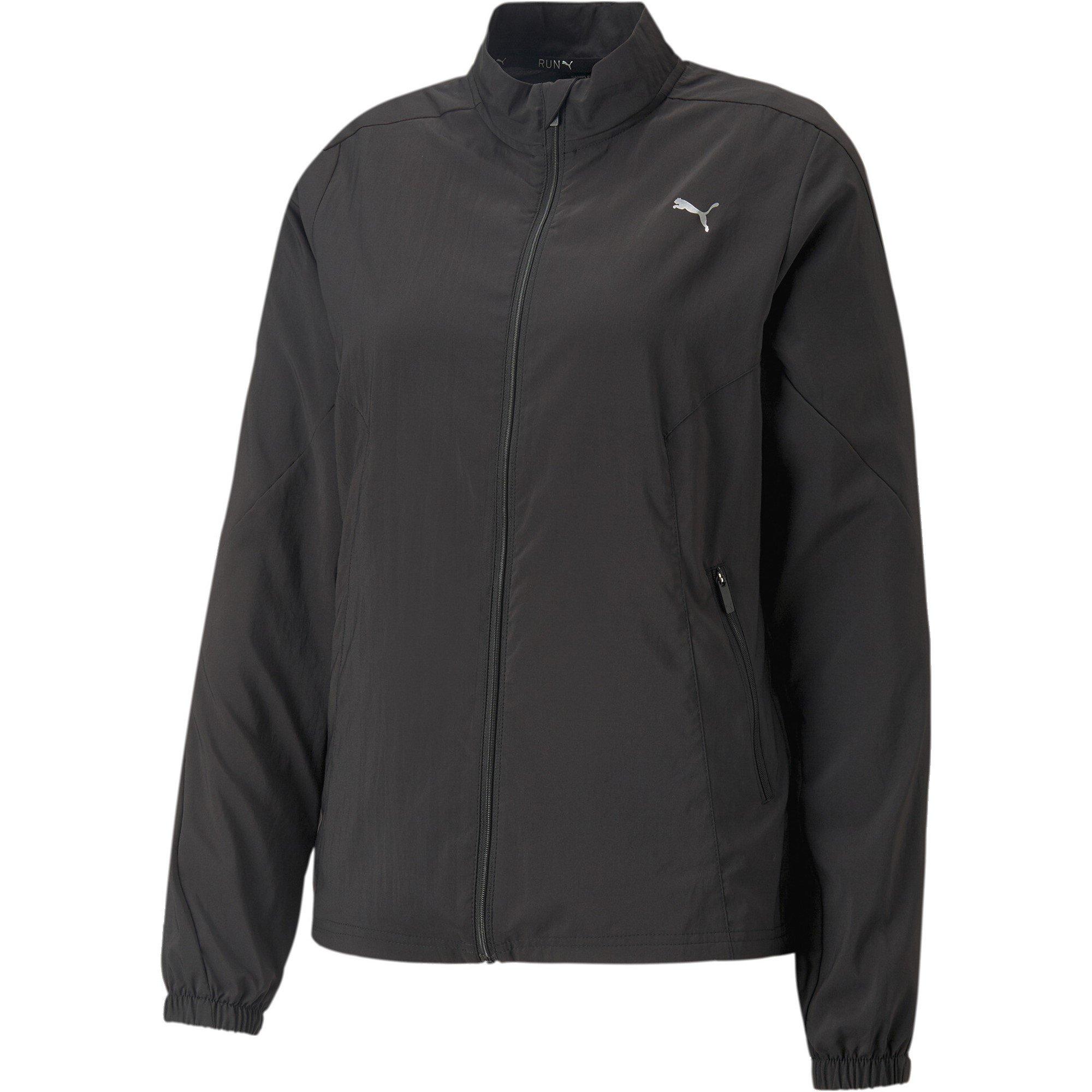 Puma Women's Woven Performance Running Jacket - Black Puma Black - 8 (XS)