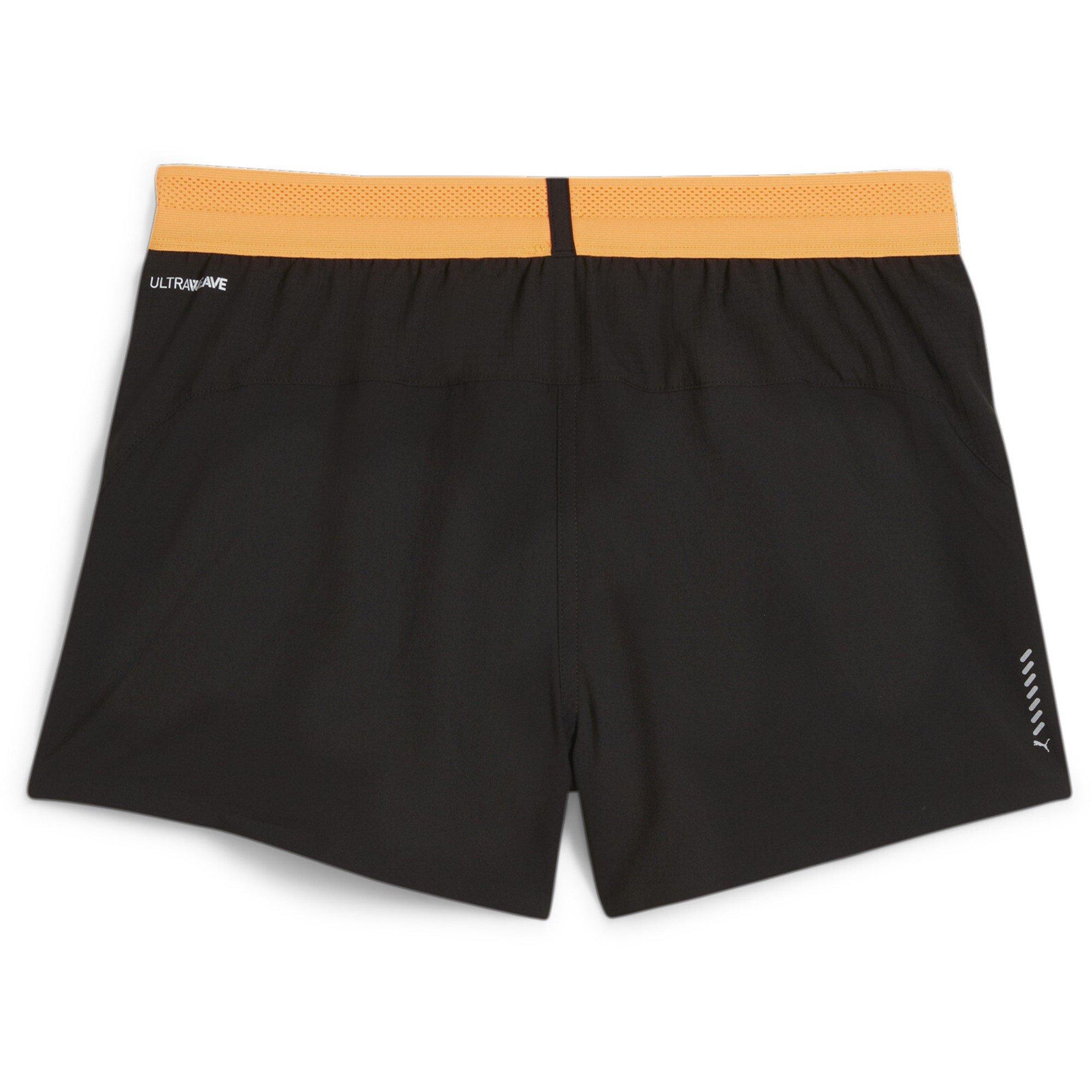 Schwarz/Sunstream - Puma - Ultraweave Velocity Split Performance Running Shorts - 7
