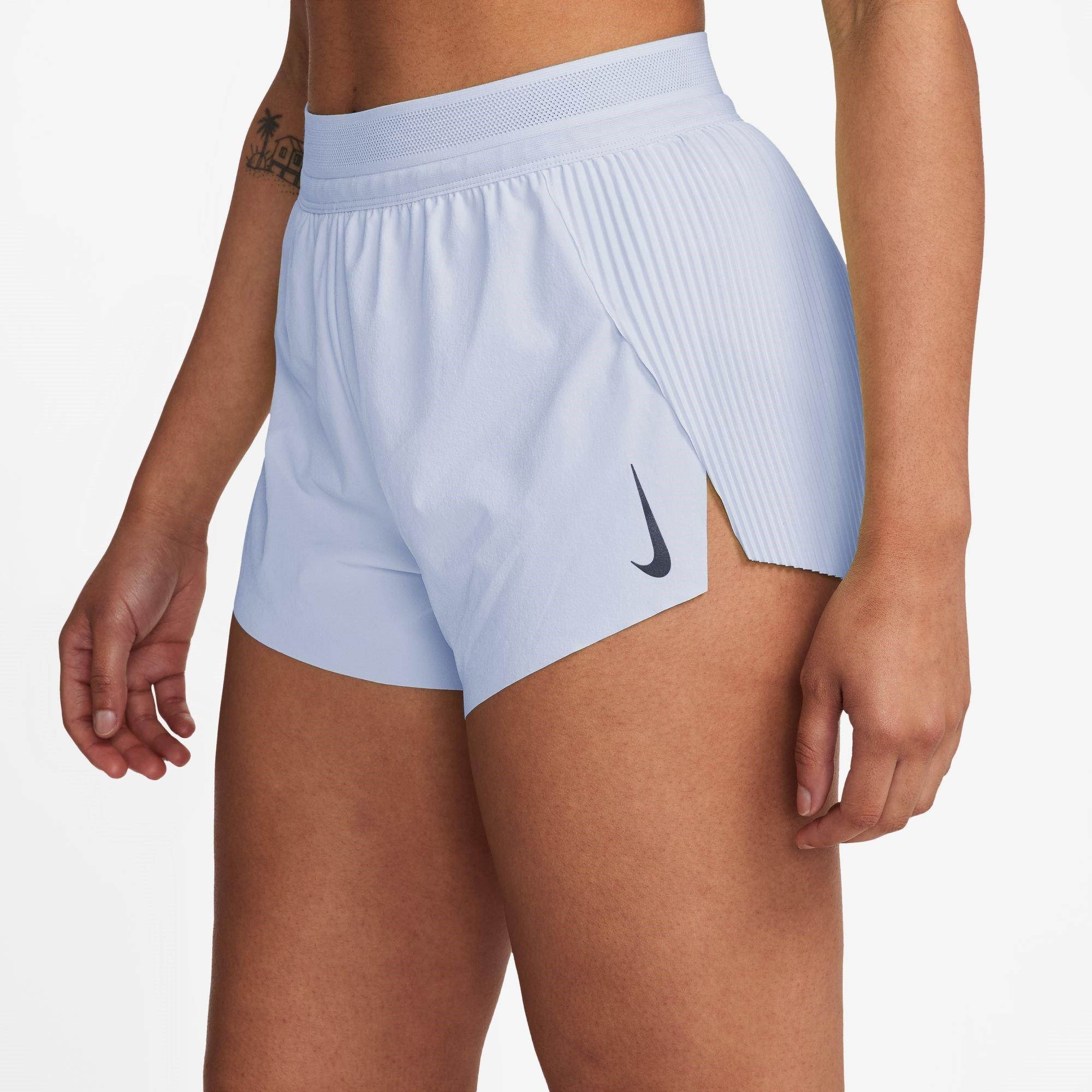 Football Grey - Nike - Aero Swift Dri-FIT ADV Running Shorts Womens - 4