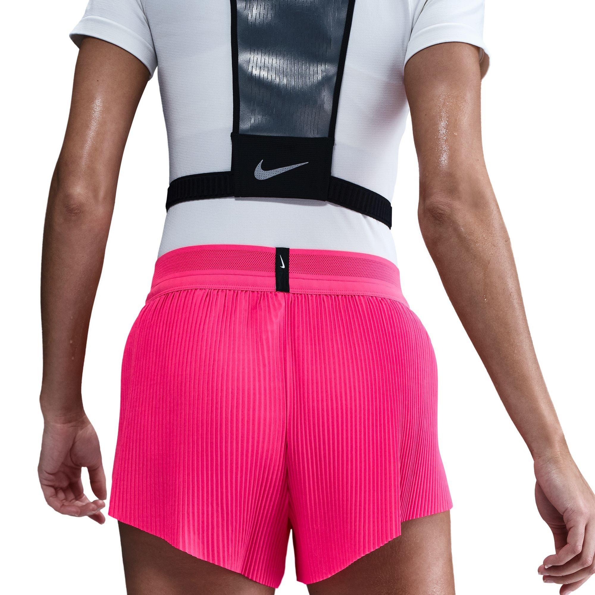 Pink/Black - Nike - Aero Swift Dri-FIT ADV Running Shorts Womens - 2