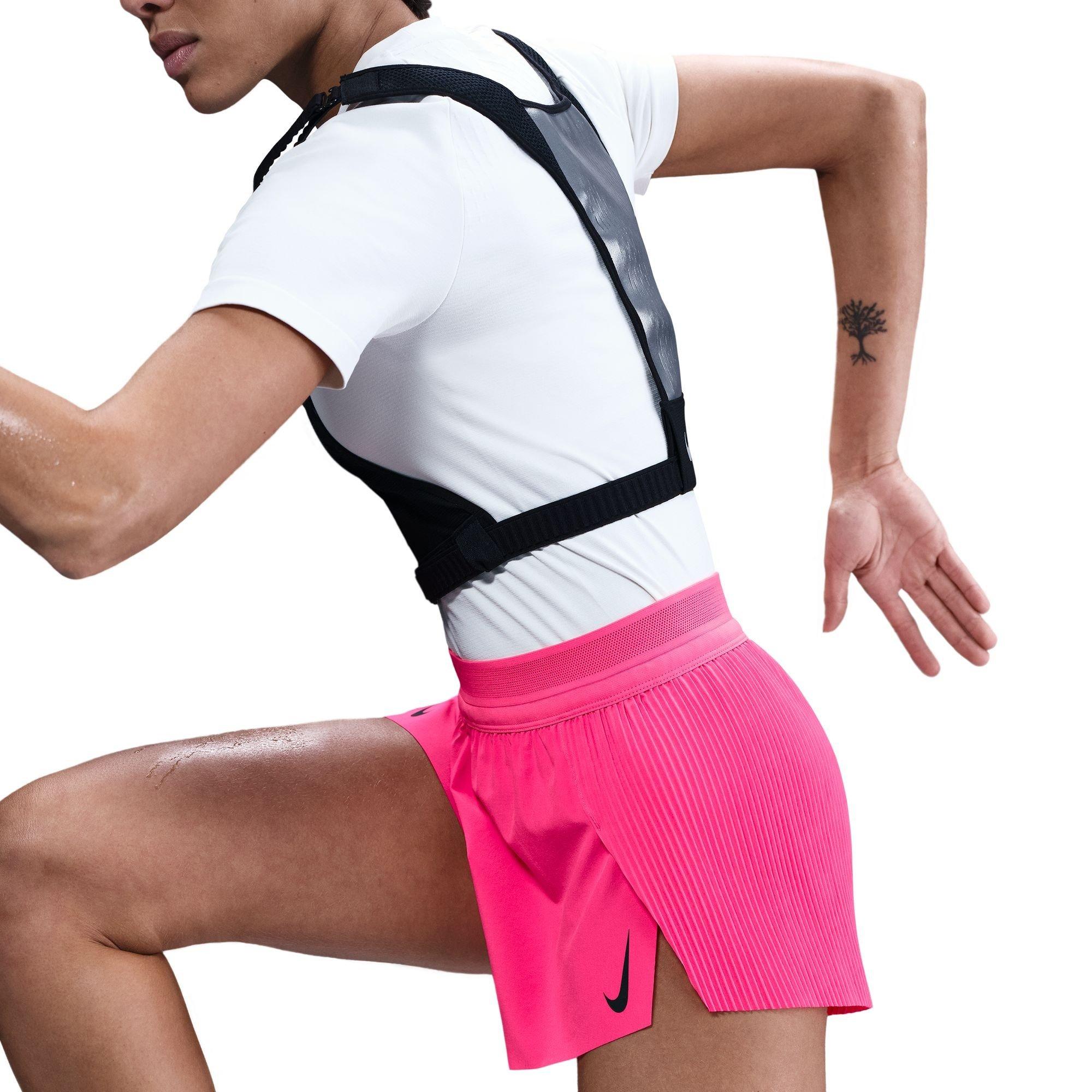 Pink/Black - Nike - Aero Swift Dri-FIT ADV Running Shorts Womens - 5