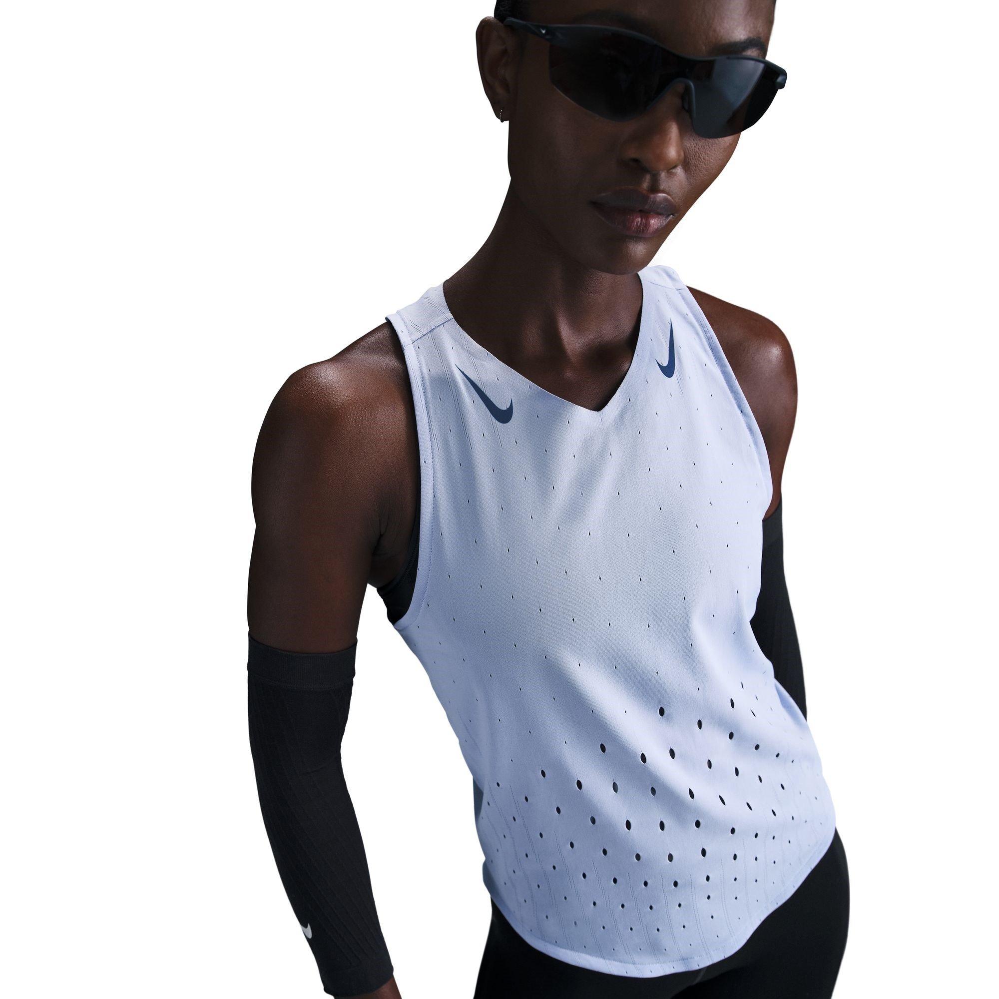 Ghost Blue - Nike - AeroSwift Women's Dri-FIT ADV Running Singlet - 1