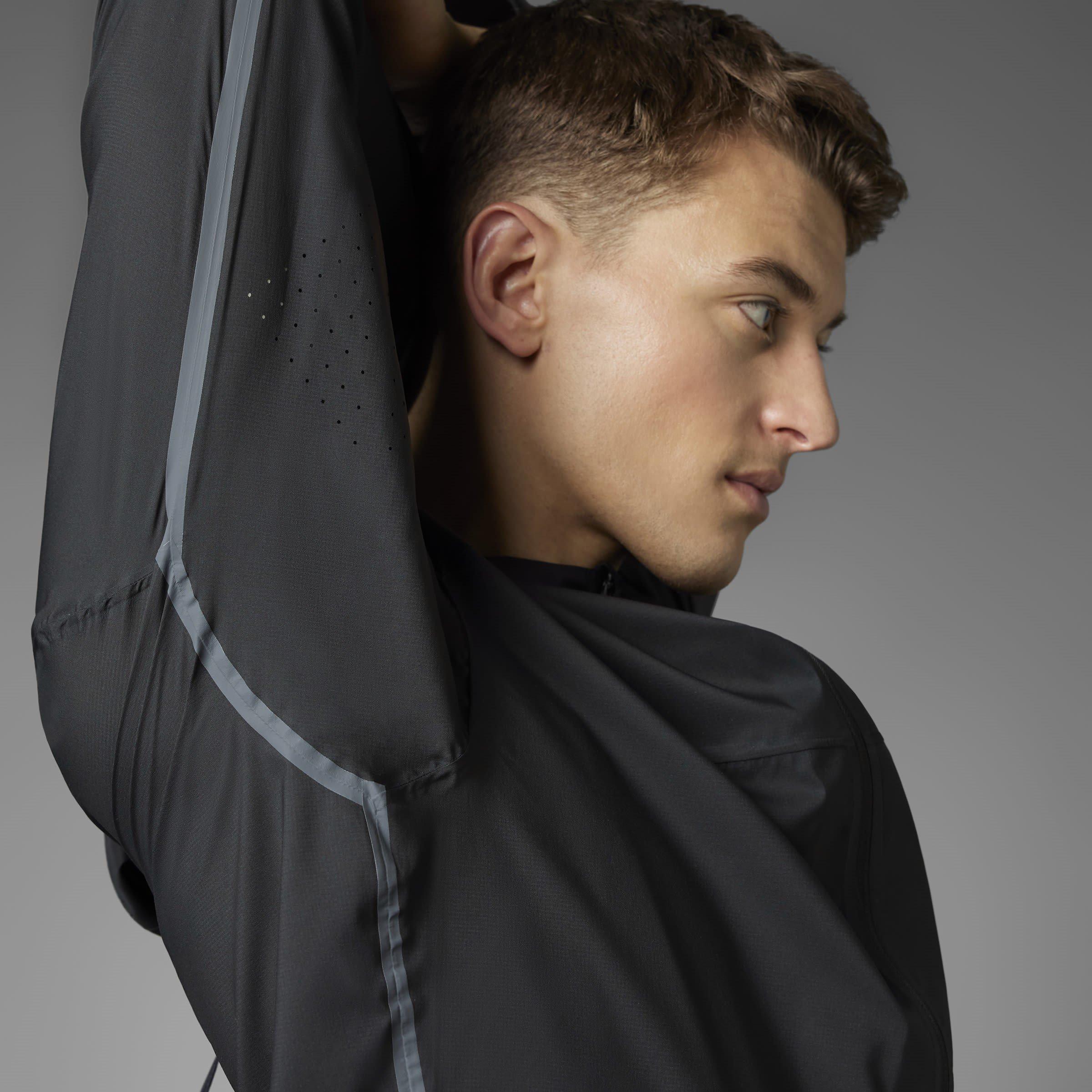 Black - adidas - Adizero Running Lightweight Jacket - 14