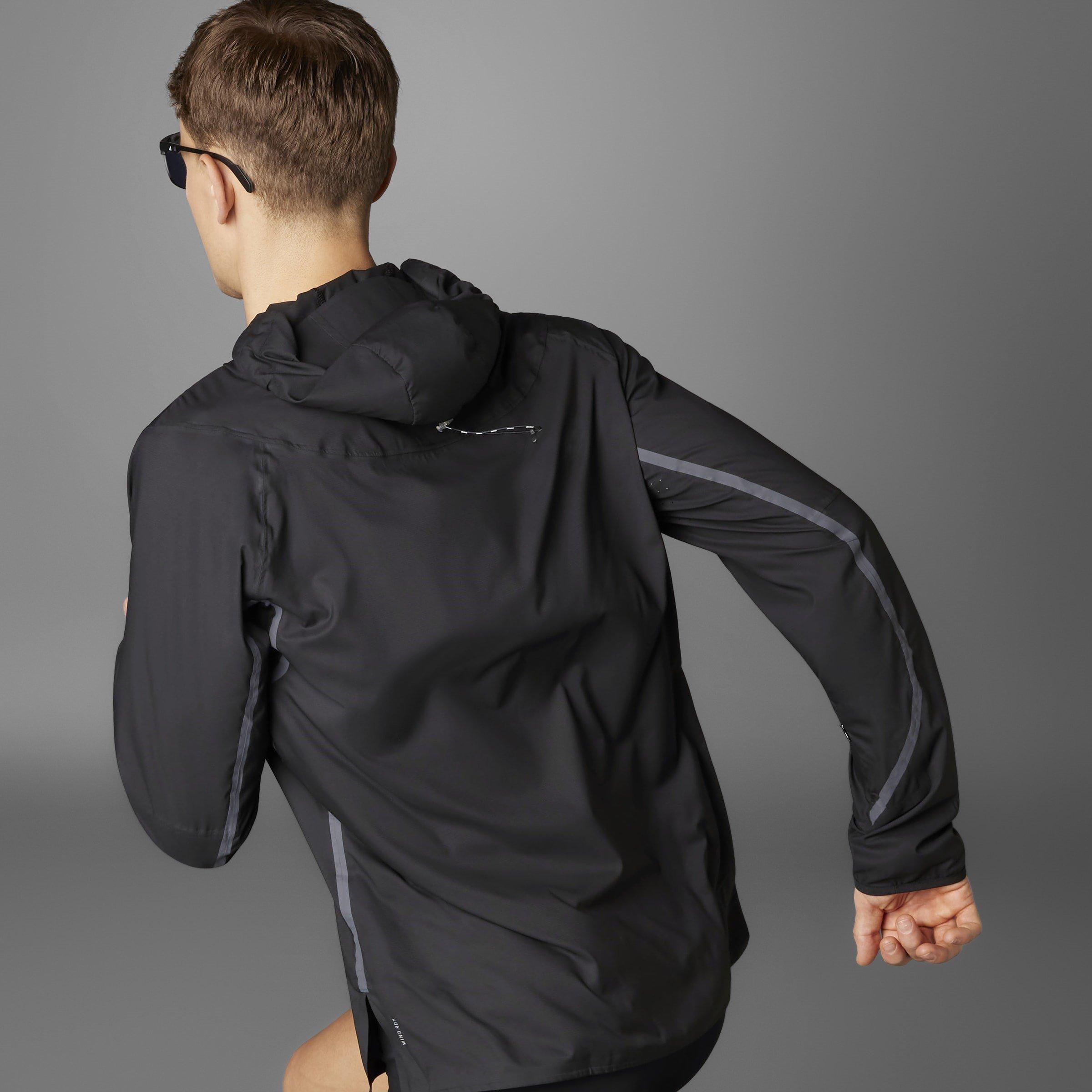 Black - adidas - Adizero Running Lightweight Jacket - 8
