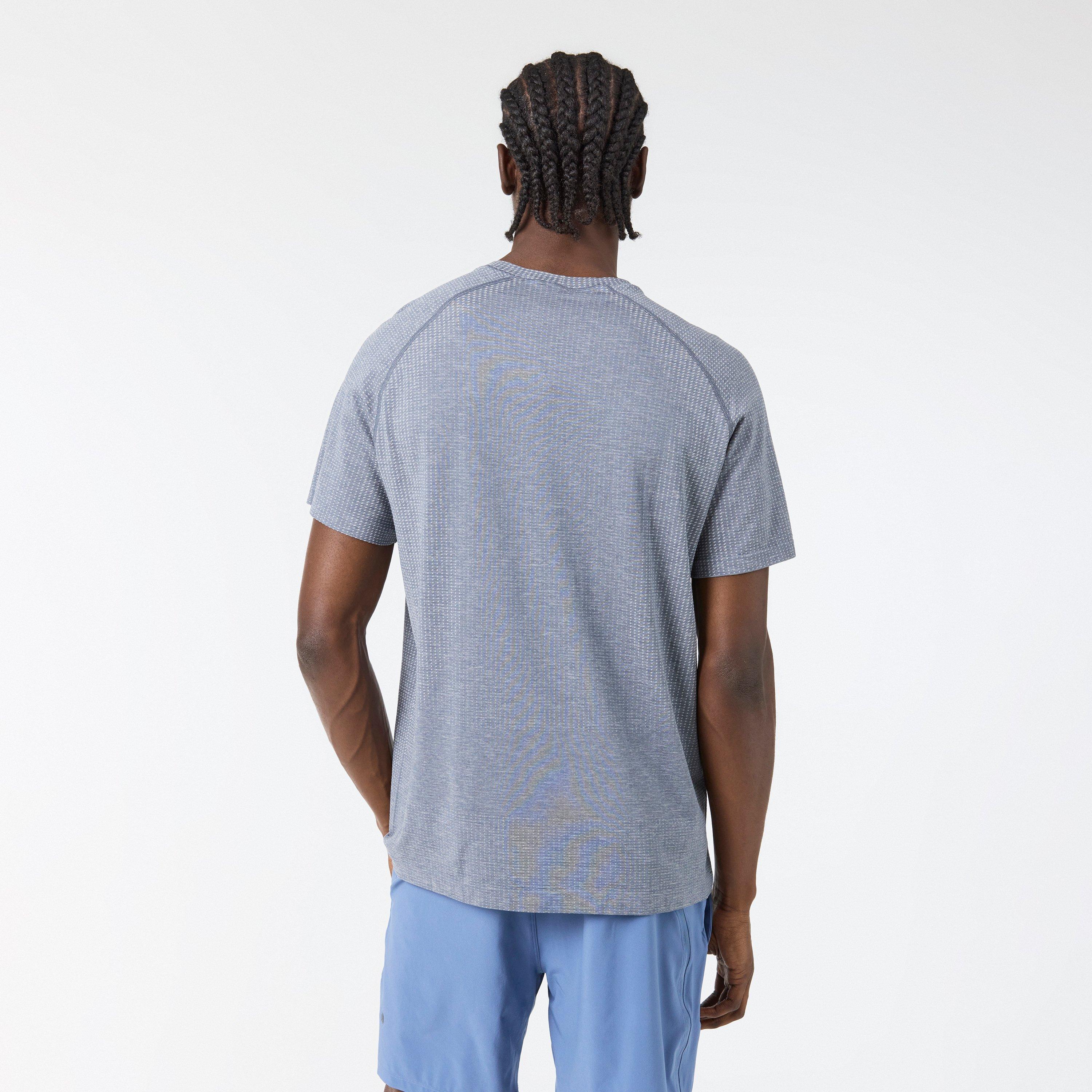 VaporSolar Gry - Lululemon - Men'S Metal Vent Tech 2.5 Stretch Jersey T-Shirt - 4