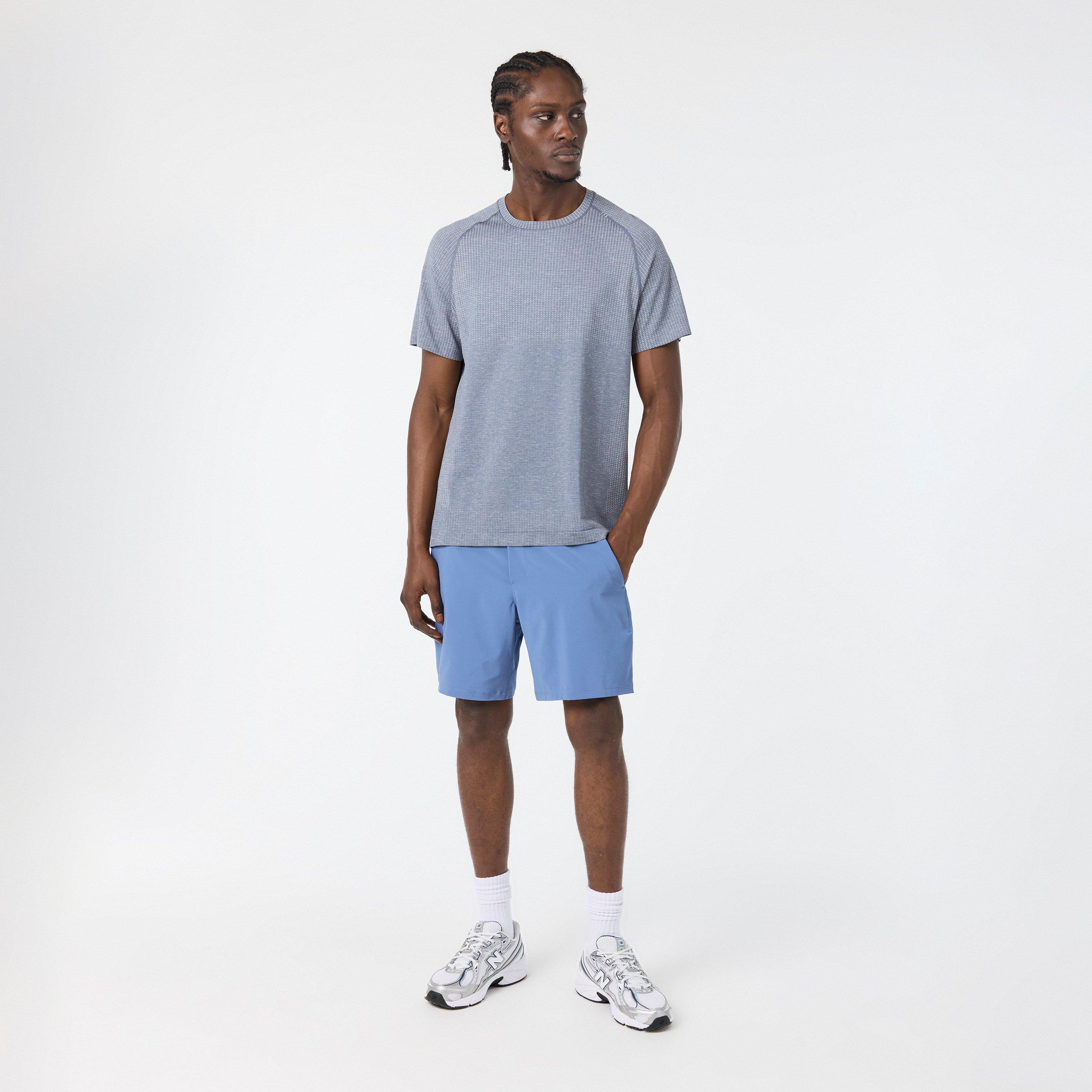 VaporSolar Gry - Lululemon - Men'S Metal Vent Tech 2.5 Stretch Jersey T-Shirt - 6