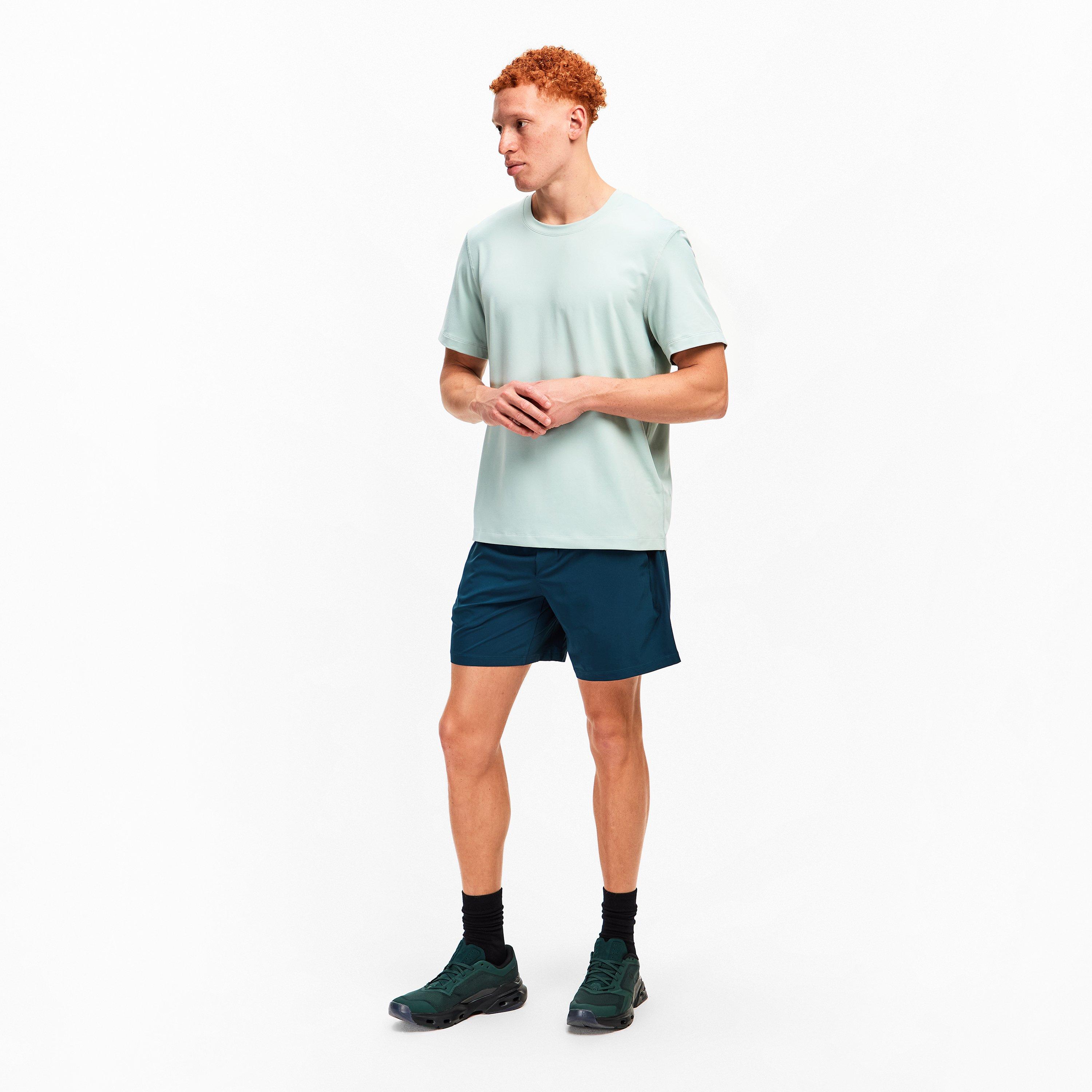 Indochine Blue - Lululemon - Men'S Pace Breaker Linerless Running Shorts, 7-Inch - 7
