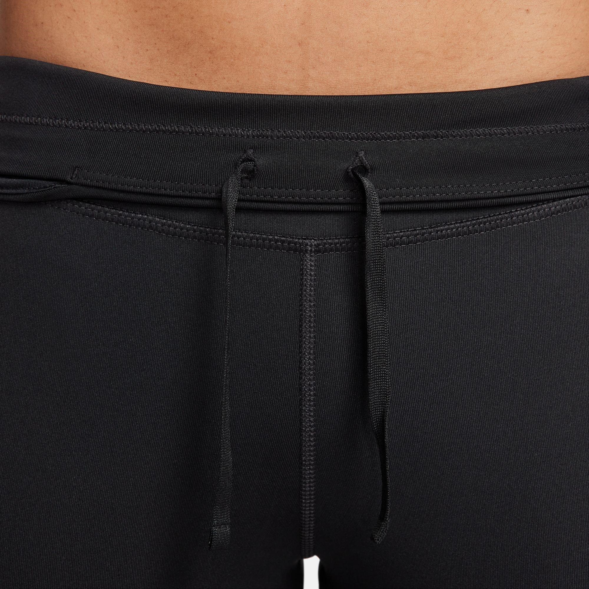 Black - Nike - Swoosh Fast Women's Mid-Rise 7/8 Leggings - 3