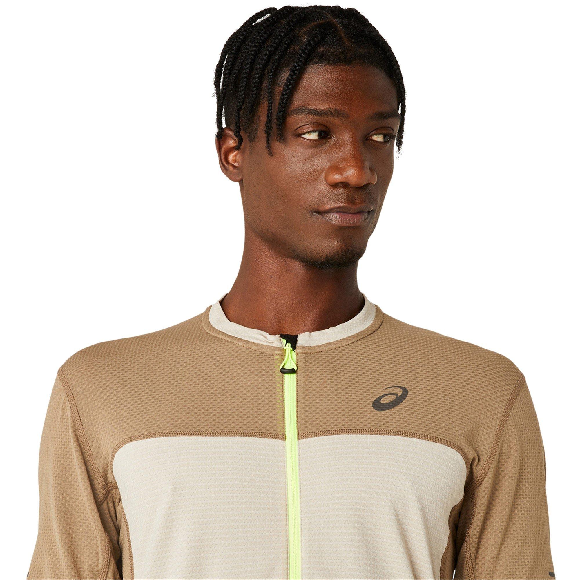 Beige - Asics - Fuji Short Sleeve Top Sn42 - 4