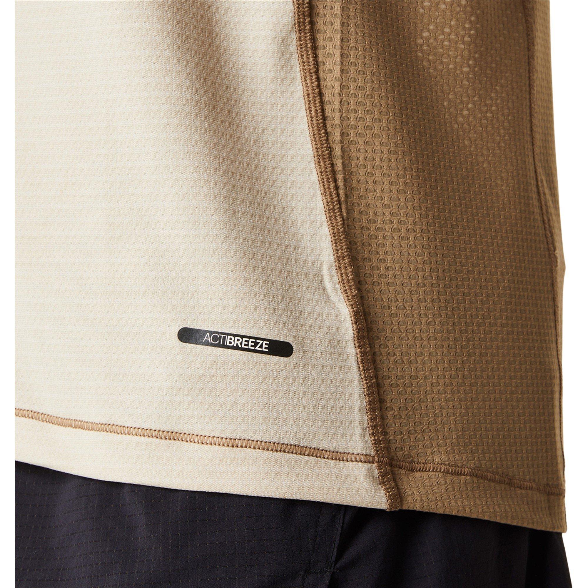 Beige - Asics - Fuji Short Sleeve Top Sn42 - 6