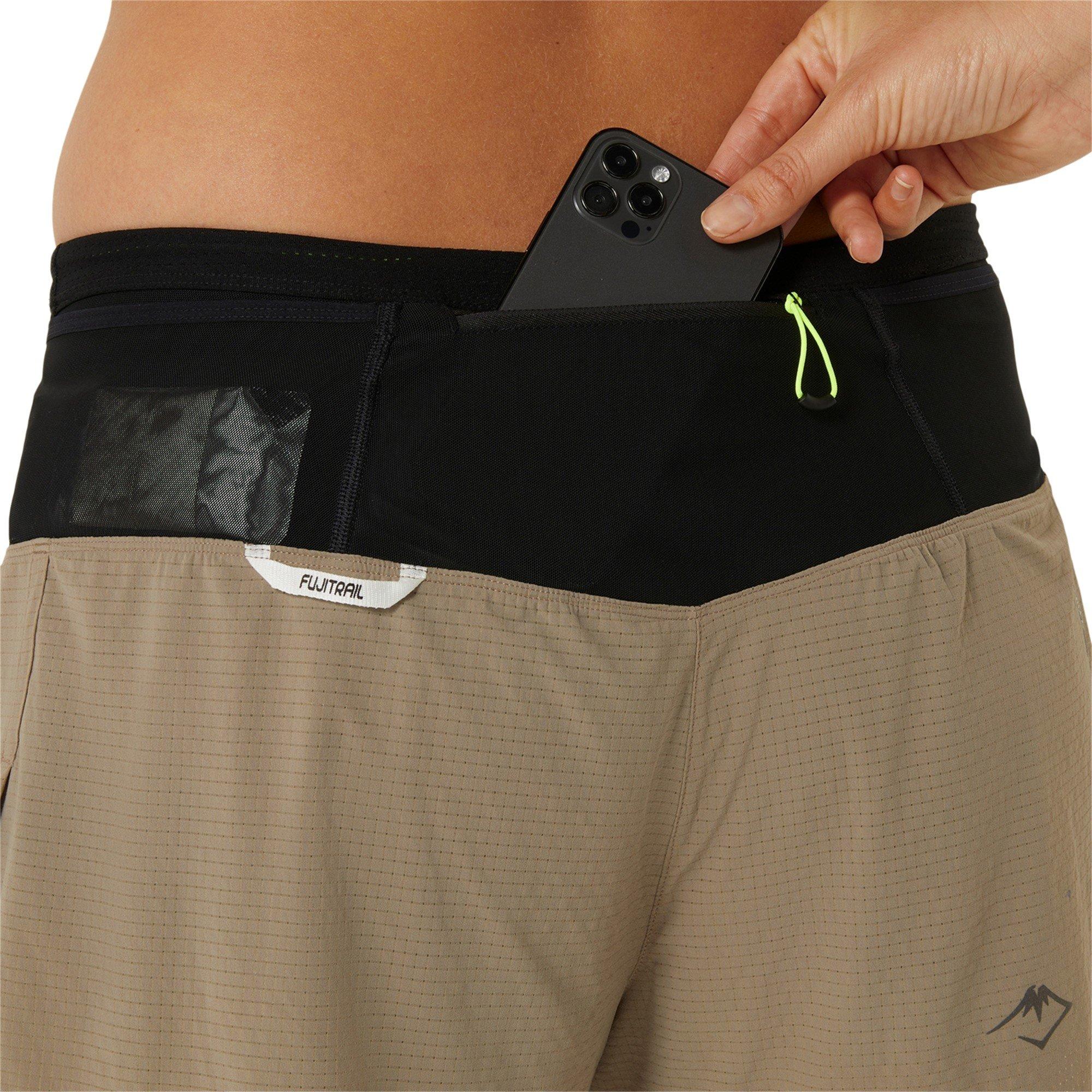 Beige/Black - Asics - Fuji 2in1 Short Ld42 - 7