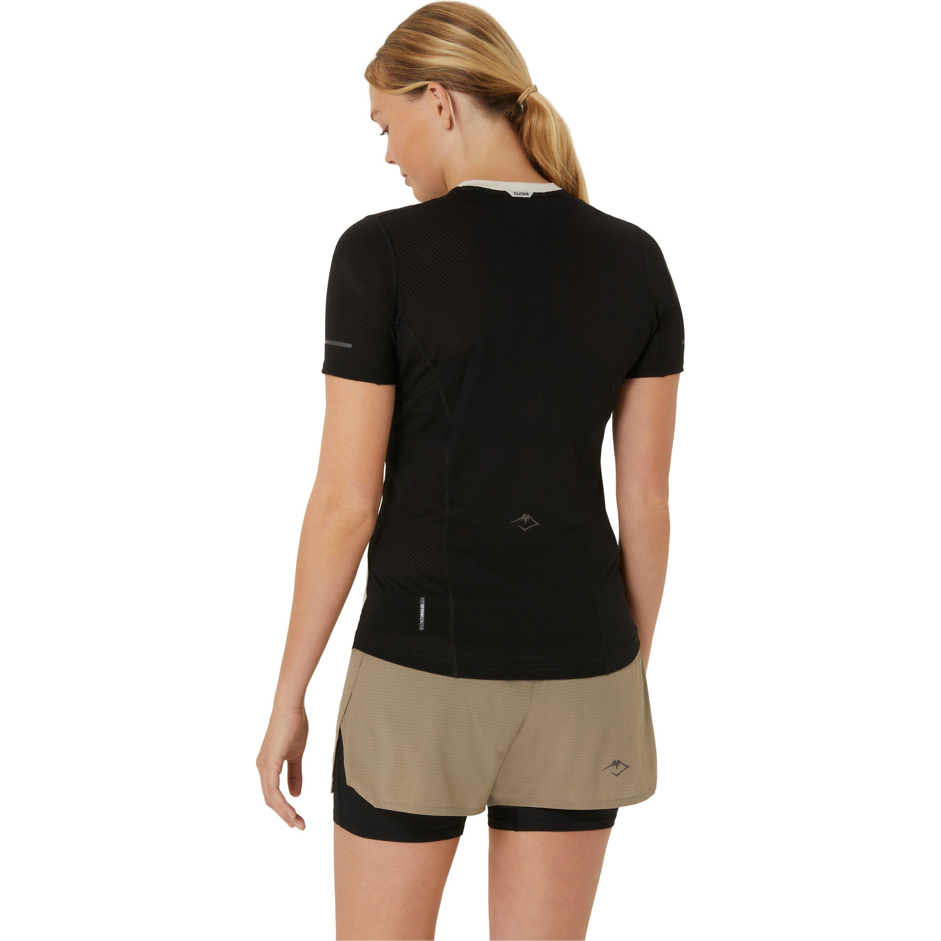 Pepper/Black - Asics - Fuji Short Sleeve Top Ld42 - 2