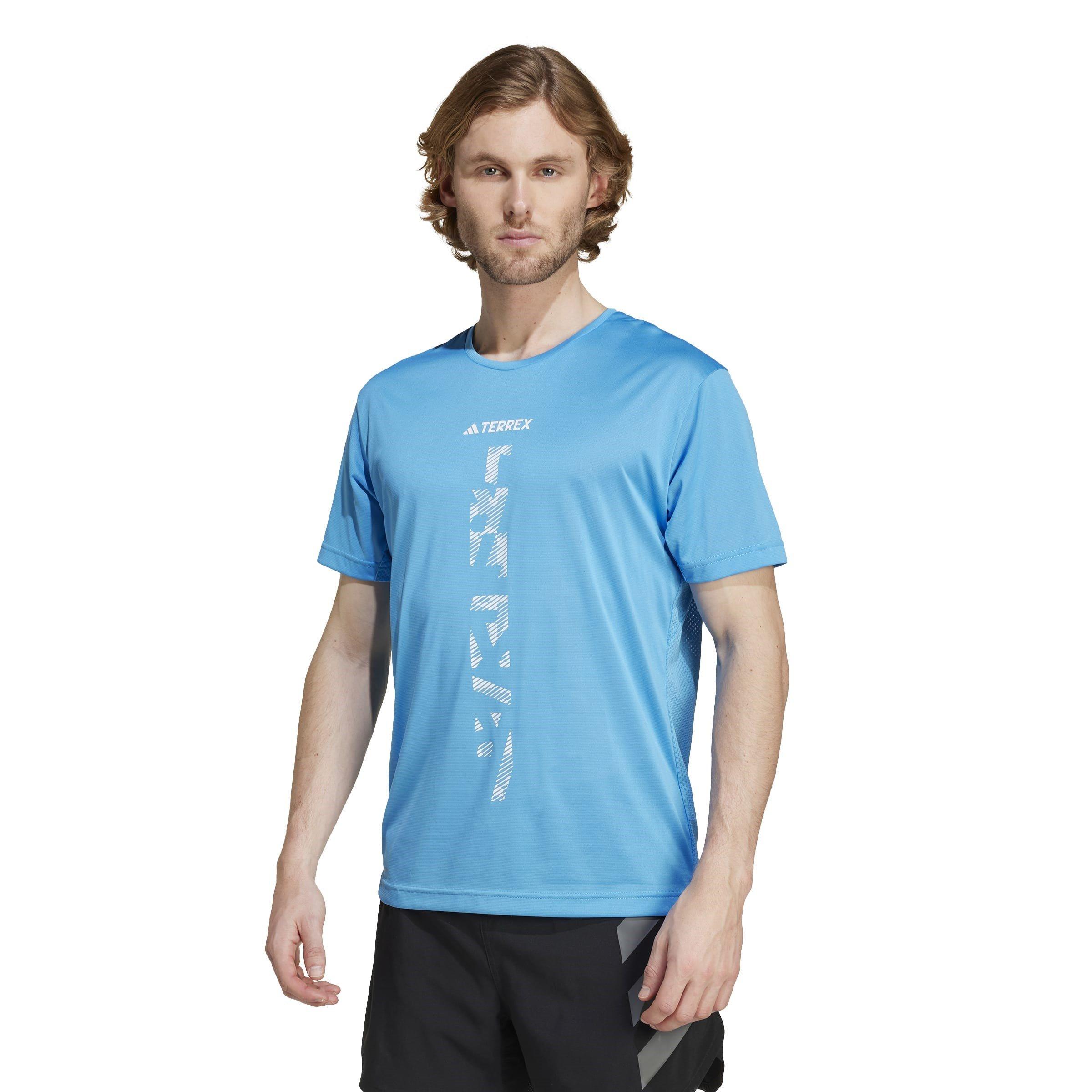 Azul Pulsante - adidas - Terrex Agravic Trail Running T-Shirt - 2