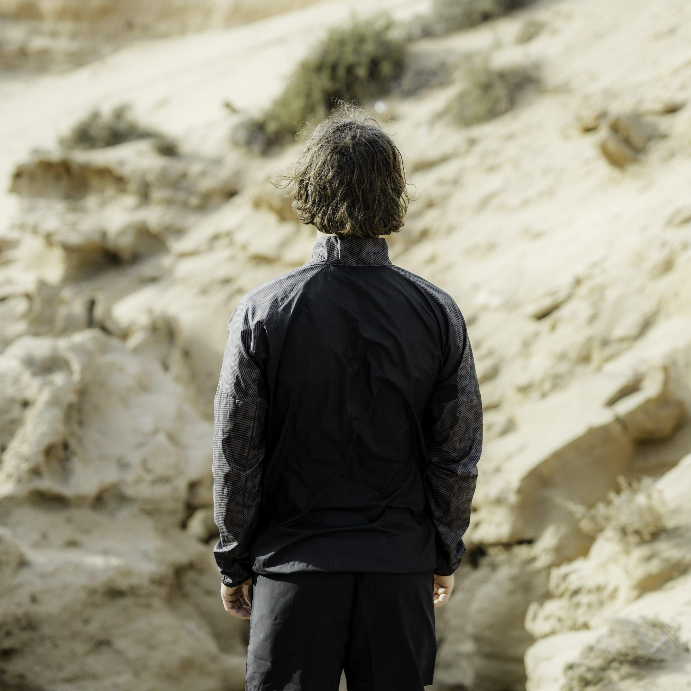 Kul / Sort - adidas - Terrex Trail Running Wind Jacket - 13