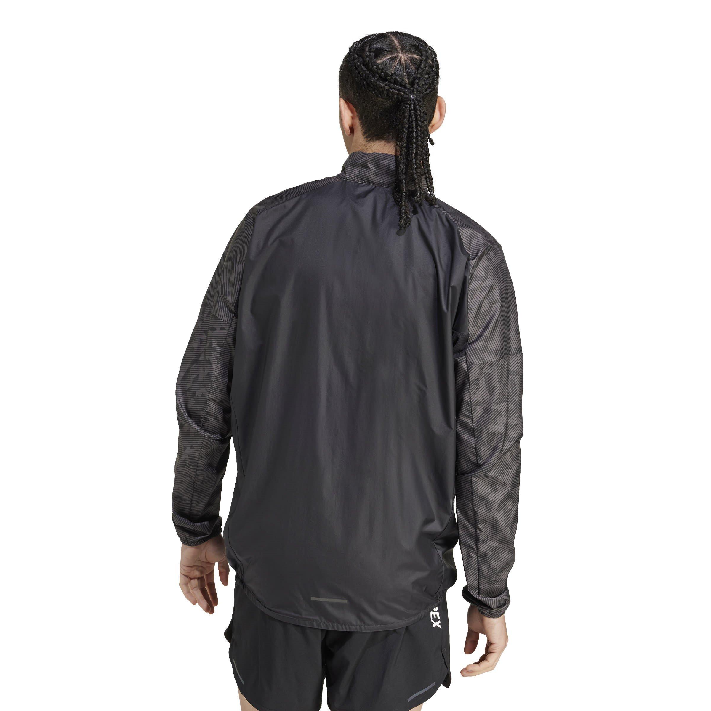 Kul / Sort - adidas - Terrex Trail Running Wind Jacket - 3