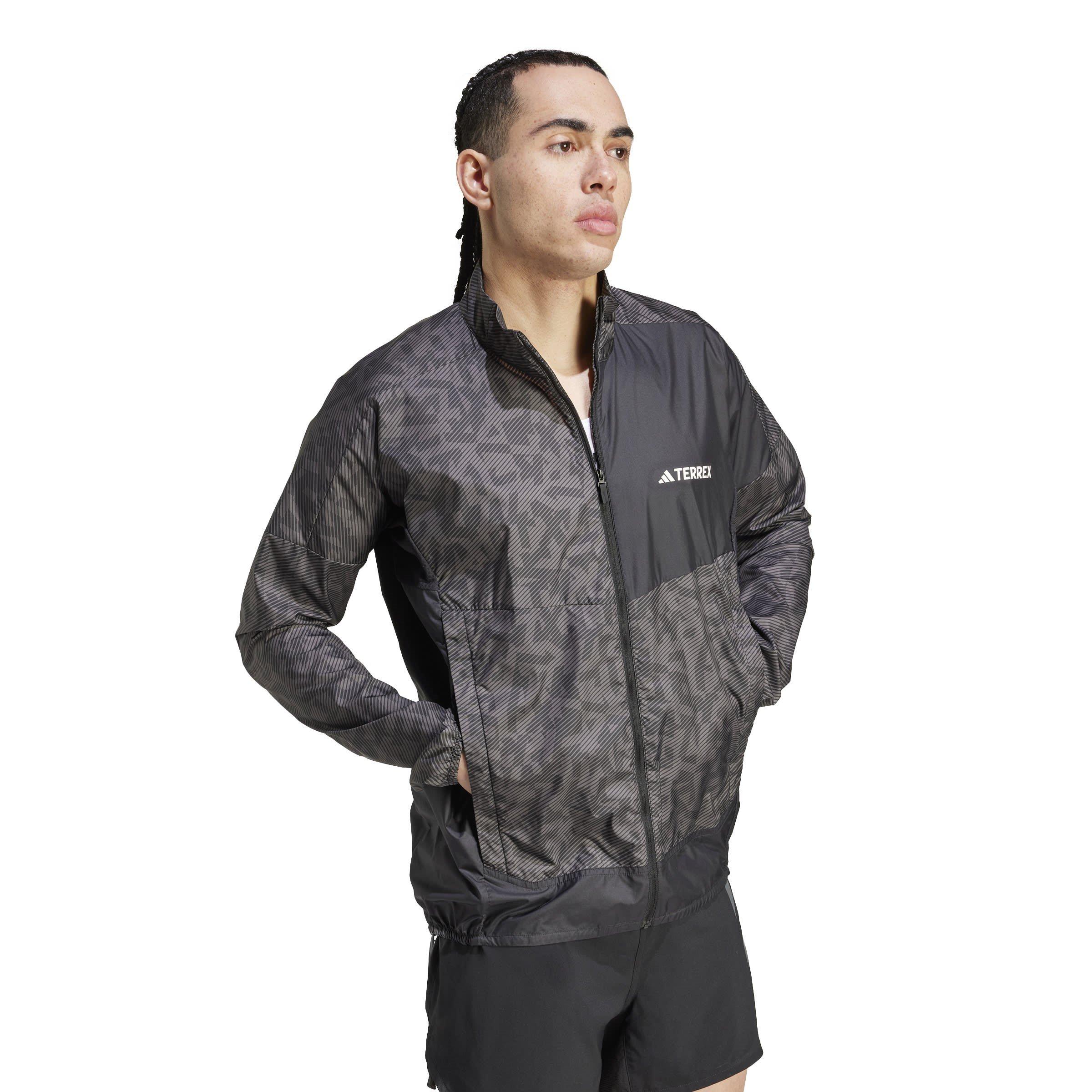Kul / Sort - adidas - Terrex Trail Running Wind Jacket - 4