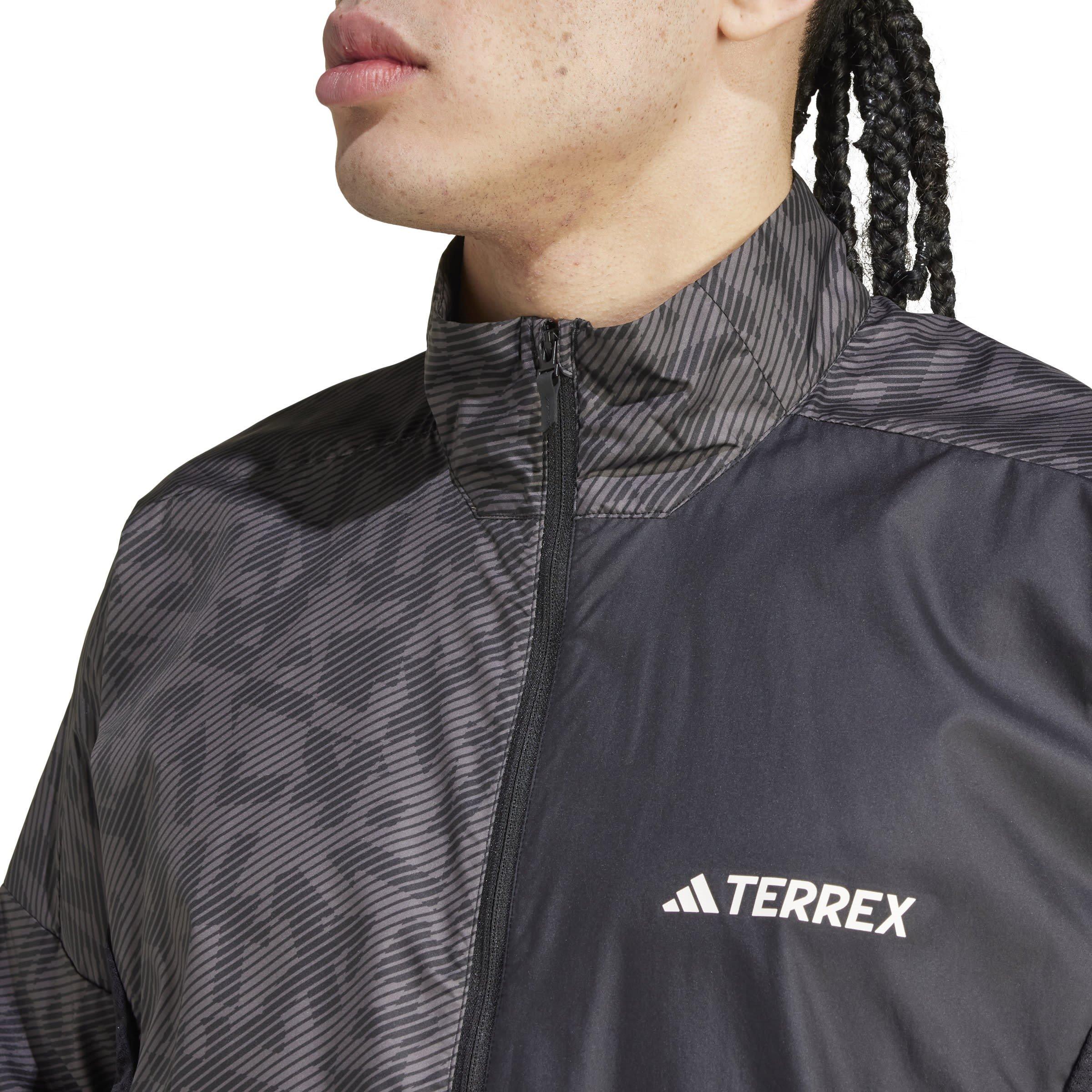Kul / Sort - adidas - Terrex Trail Running Wind Jacket - 5