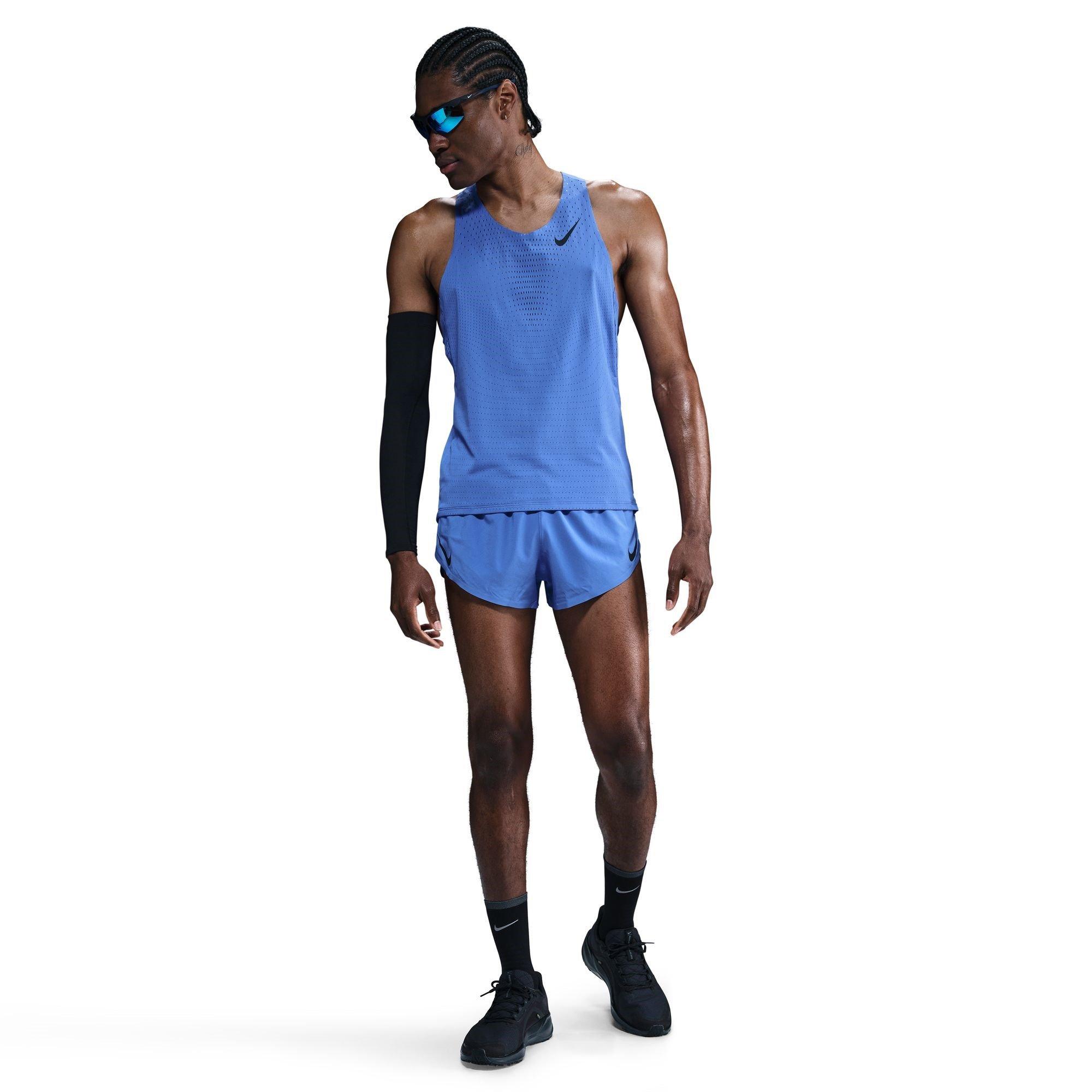 Blau/Schwarz - Nike - AeroSwift Men's Dri-FIT ADV Running Singlet - 2