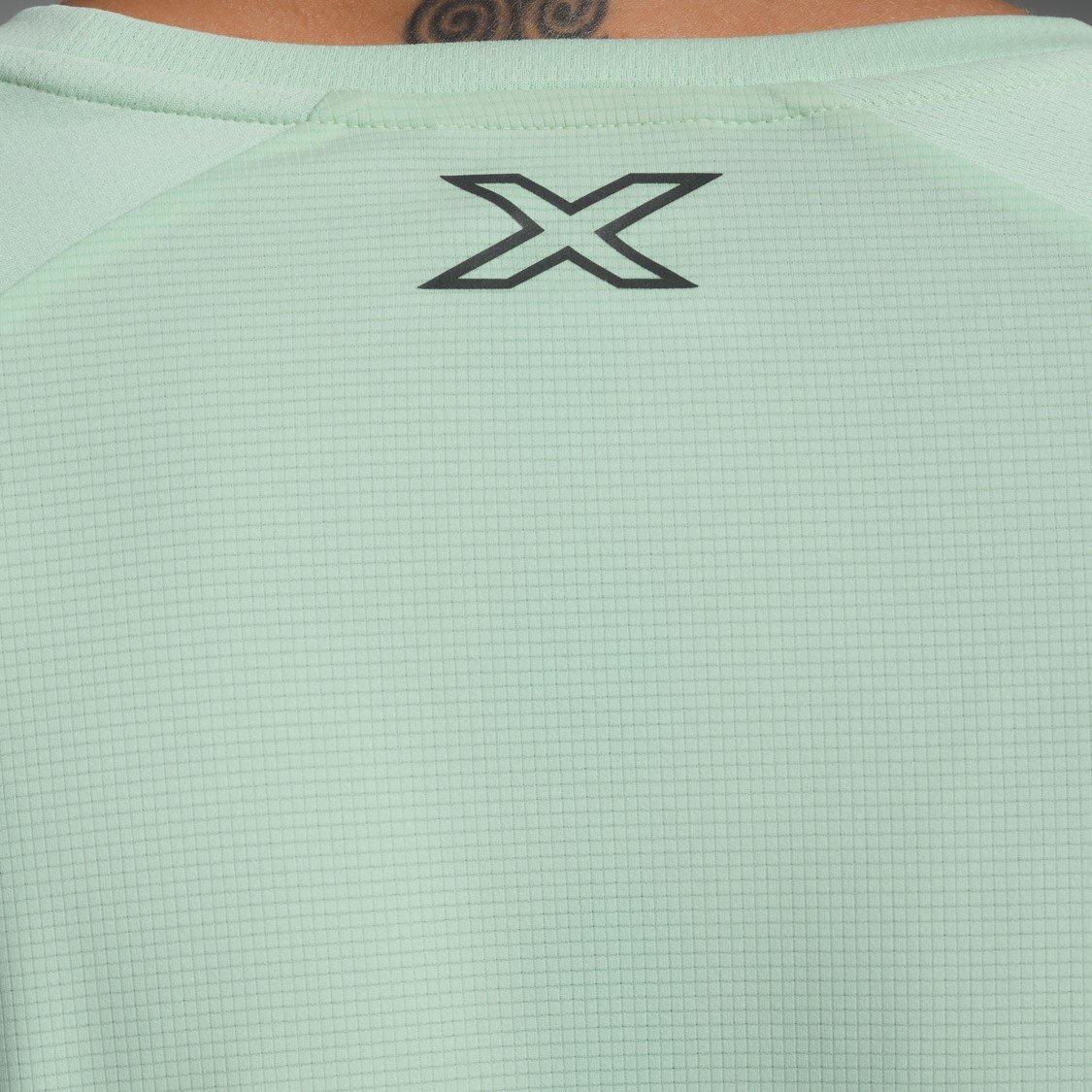 D.Mint/Blk Ref - 2XU - Men's Aero Long Sleeve Performance Running Top - 8