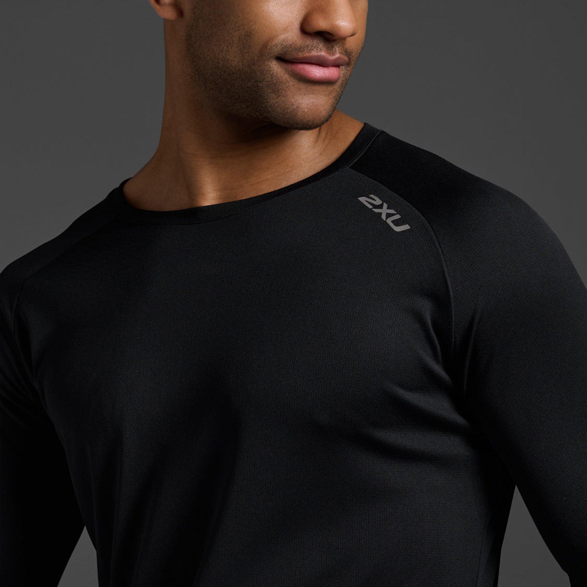 Black/Silver - 2XU - Aero Ls Top Sn54 - 3