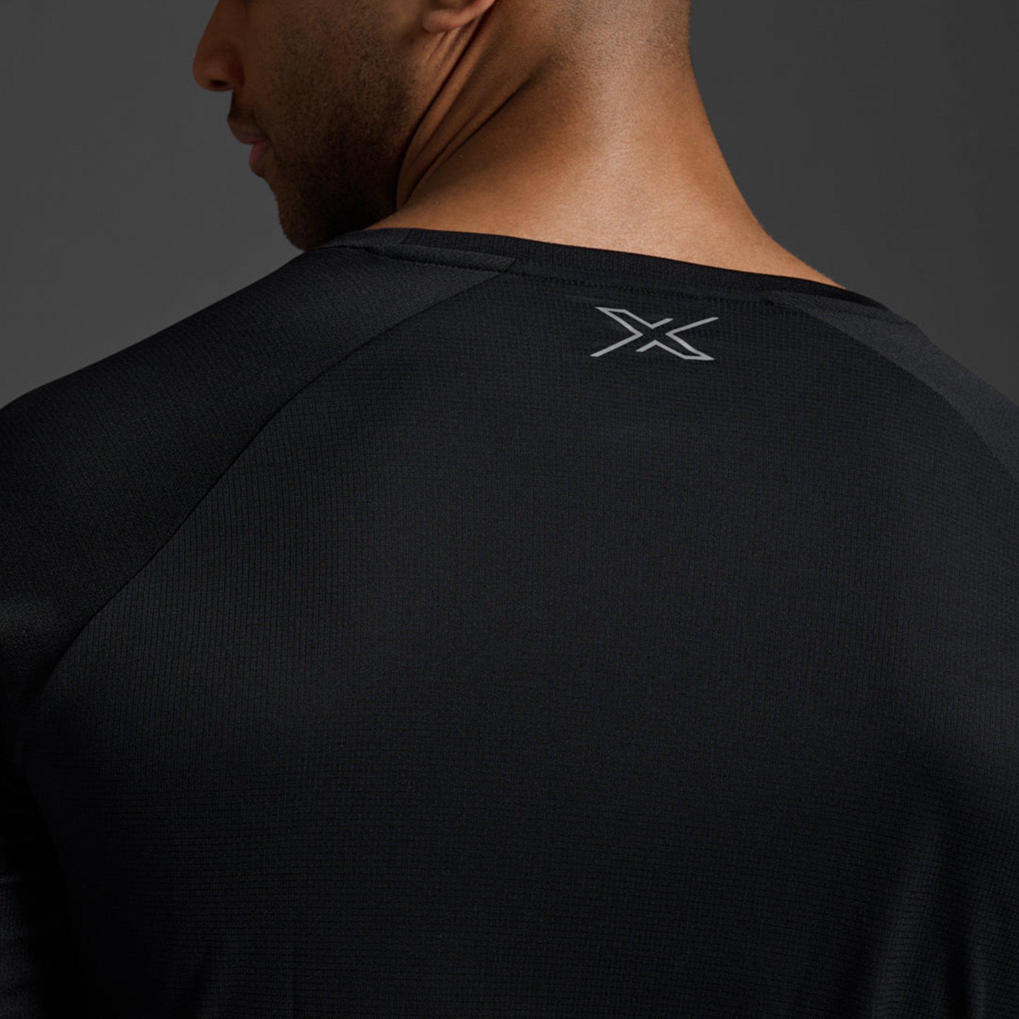 Black/Silver - 2XU - Aero Ls Top Sn54 - 4